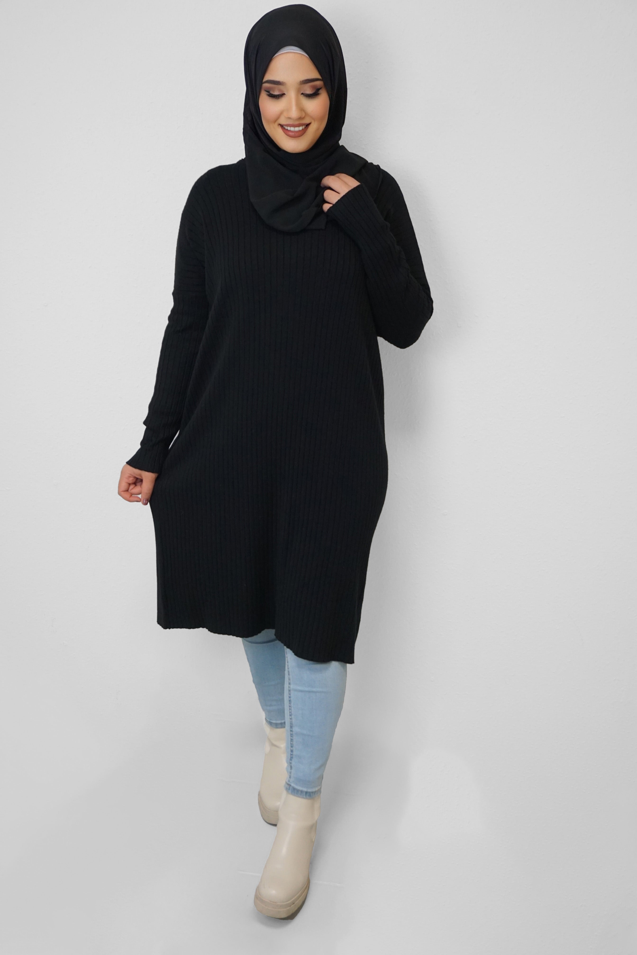 Oversize Pullover Nilüfer Schwarz