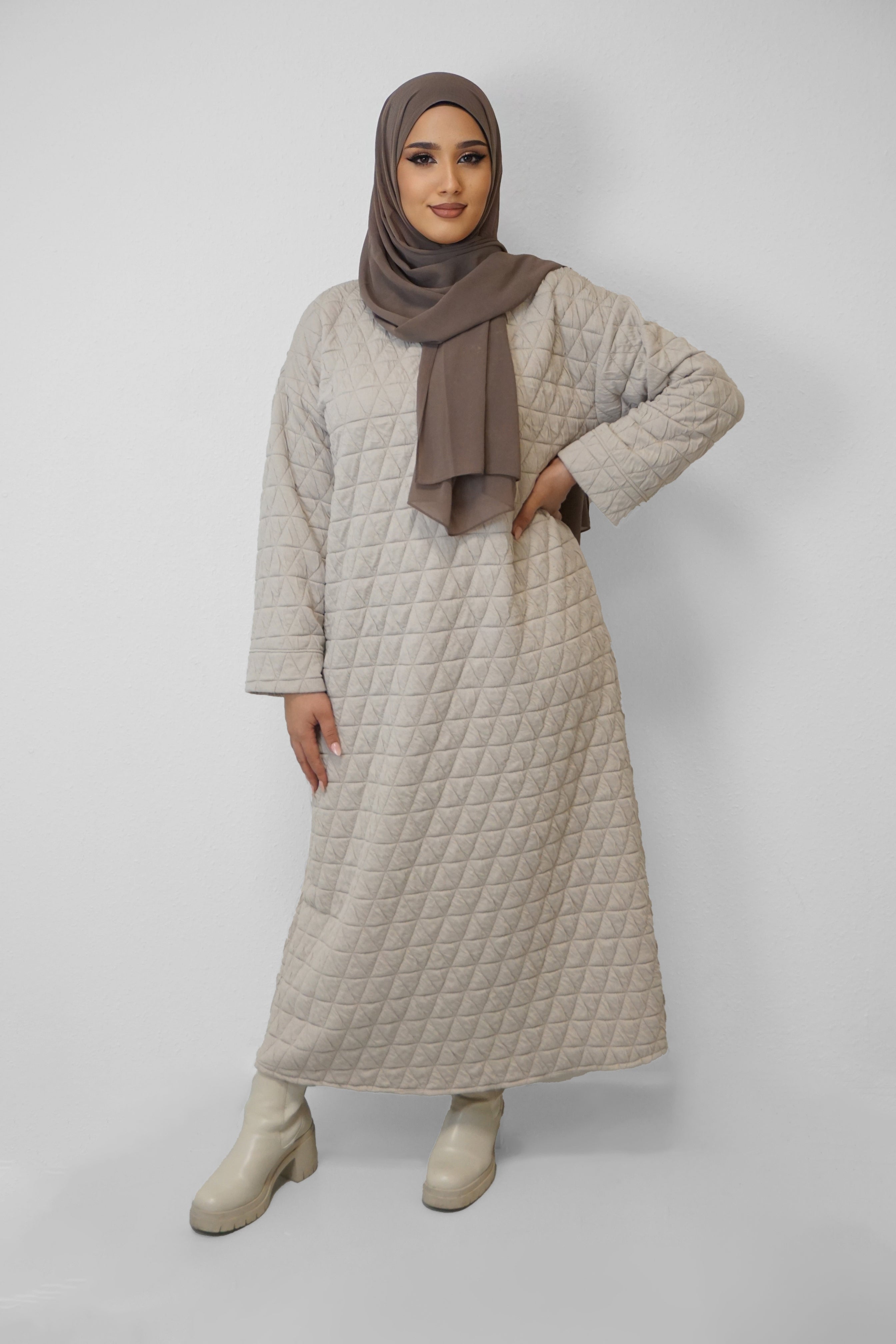 Maxi-Kleid Saly Beige