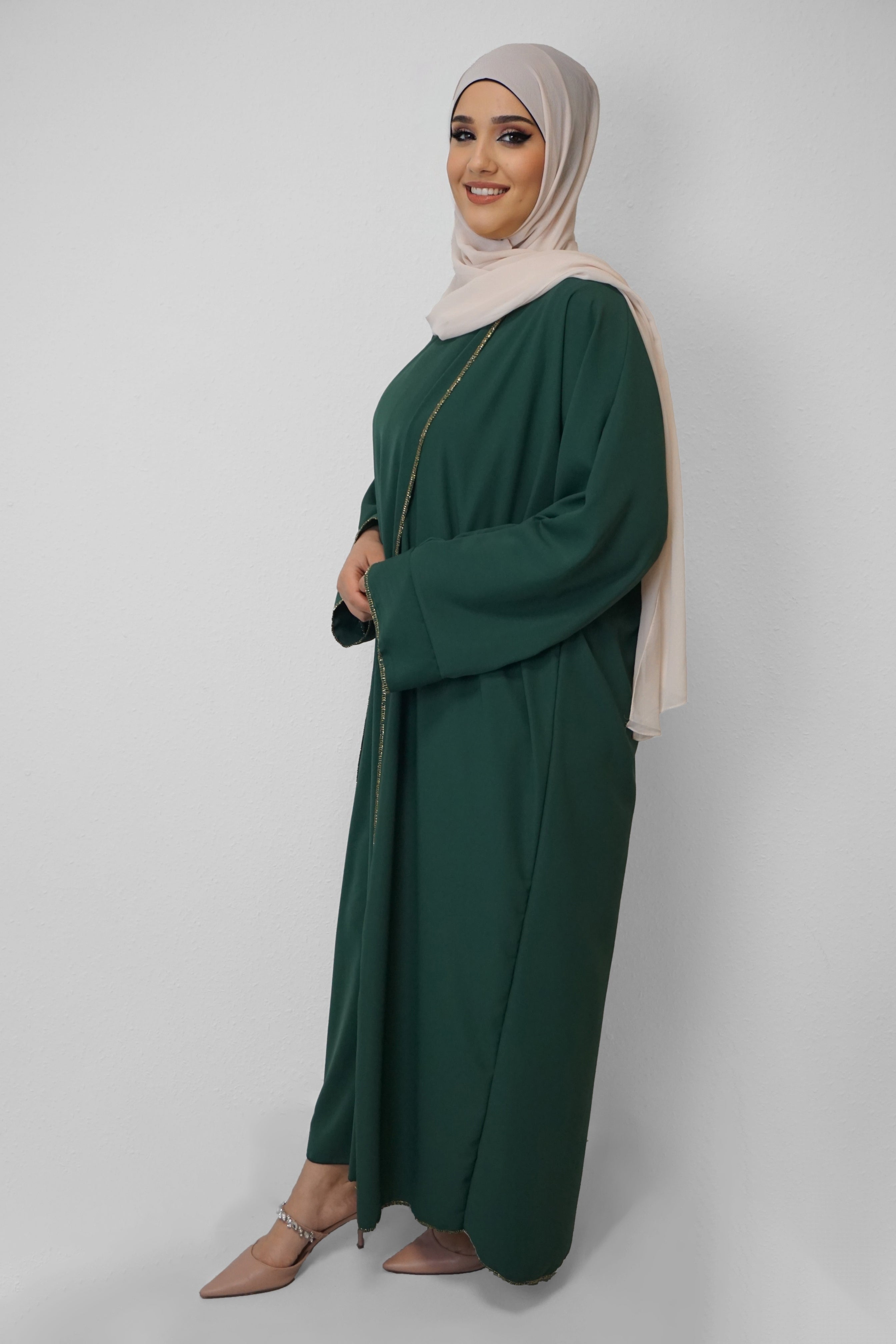 Zwei-Teiler Abaya Saddaya Smaragd