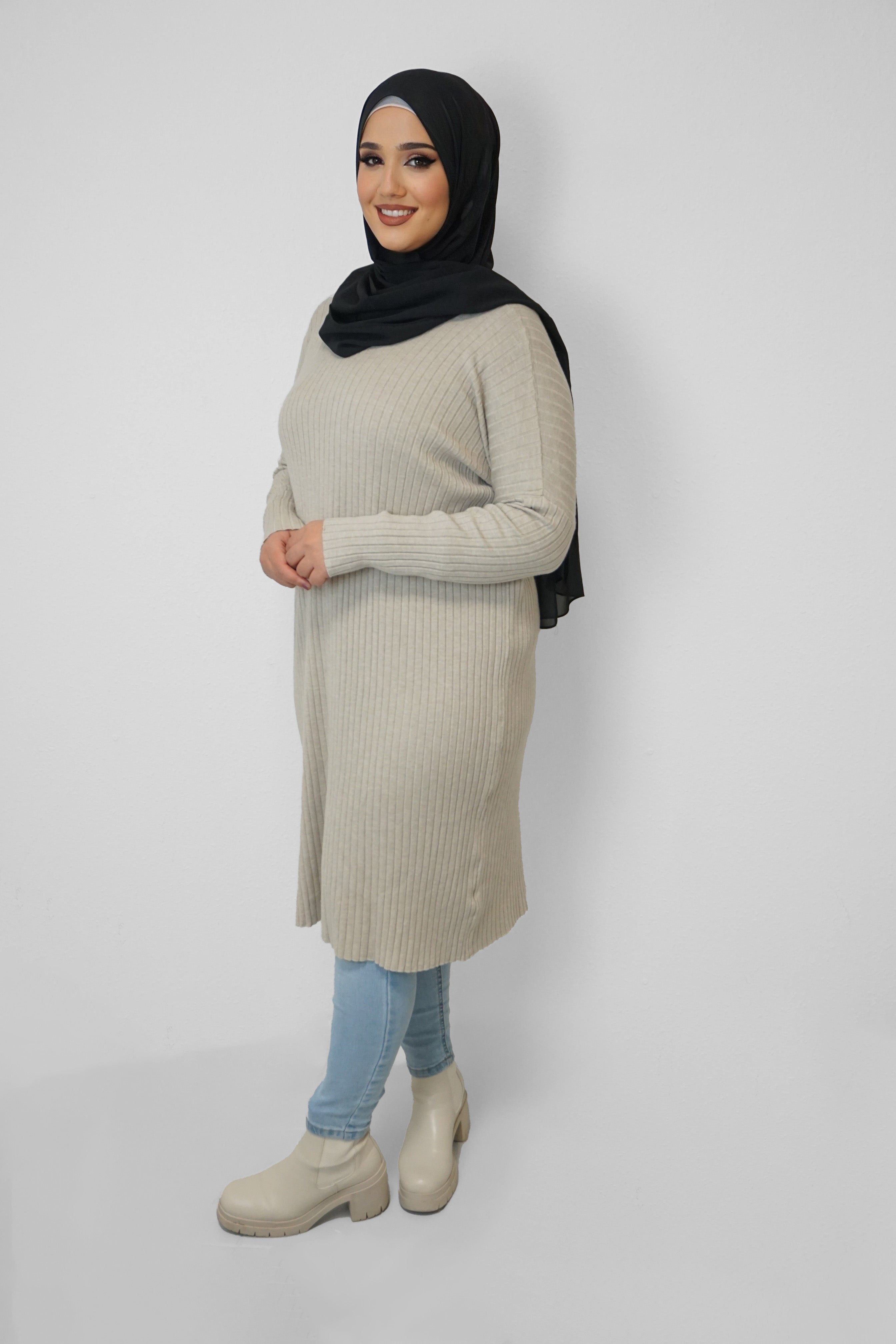 Oversize Pullover Nilüfer Beige