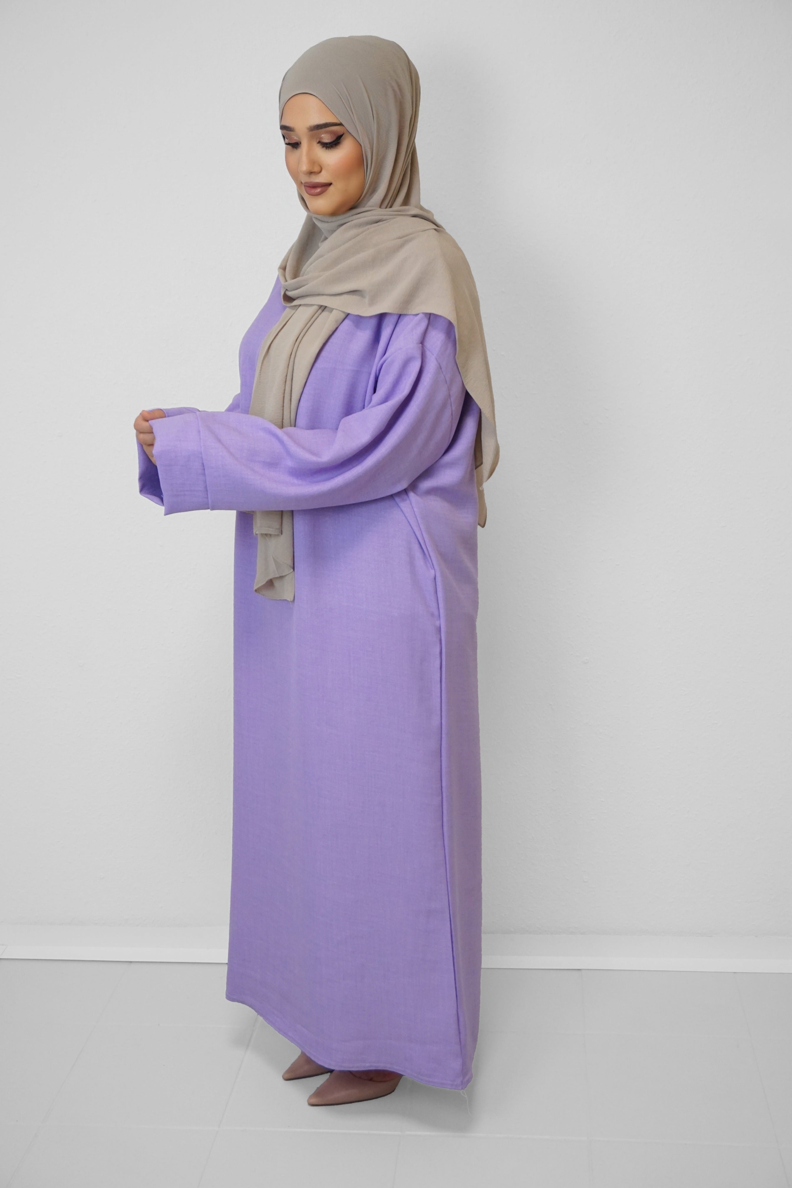 Abaya Bouchra Flieder