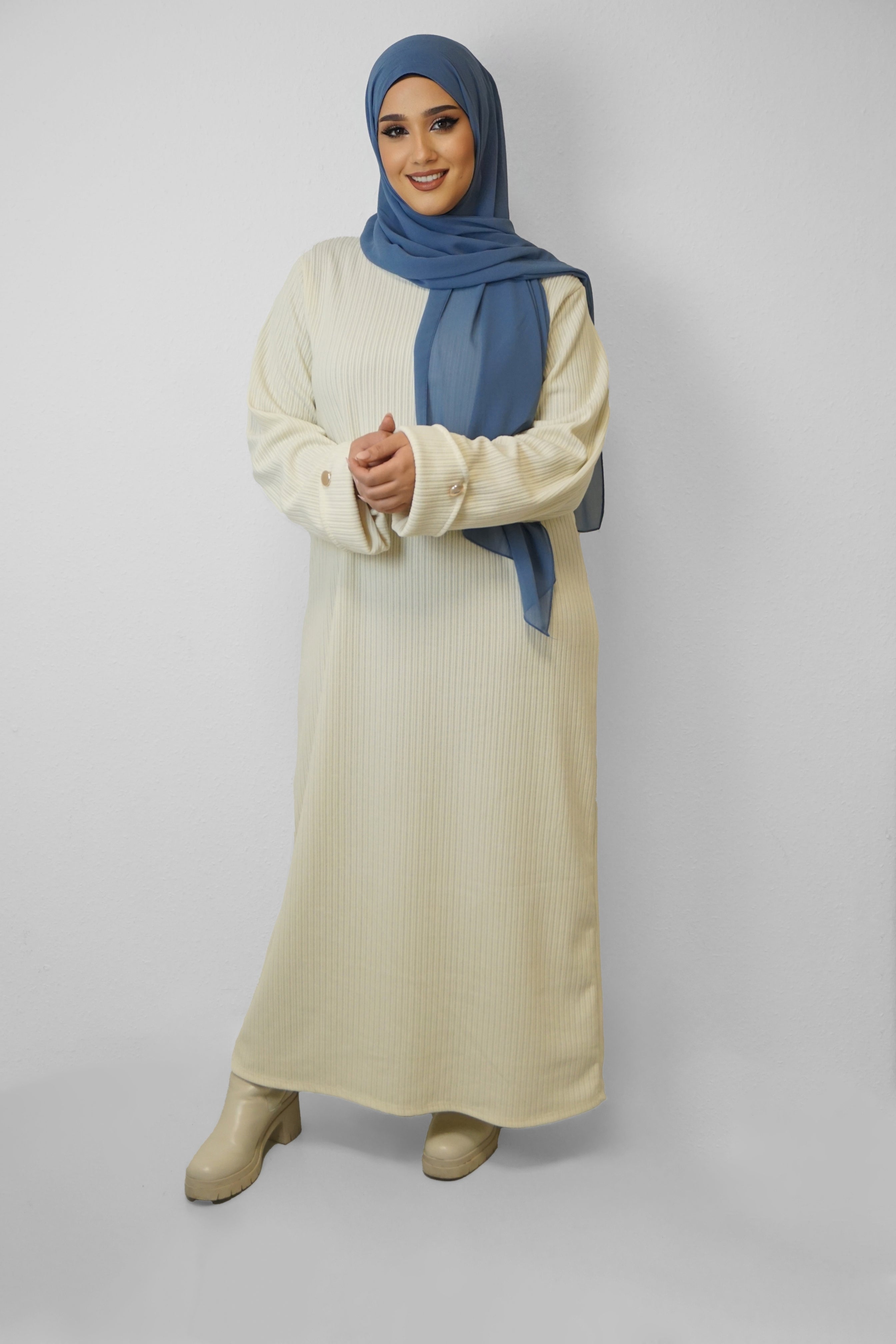 Cord Kleid Nada Beige