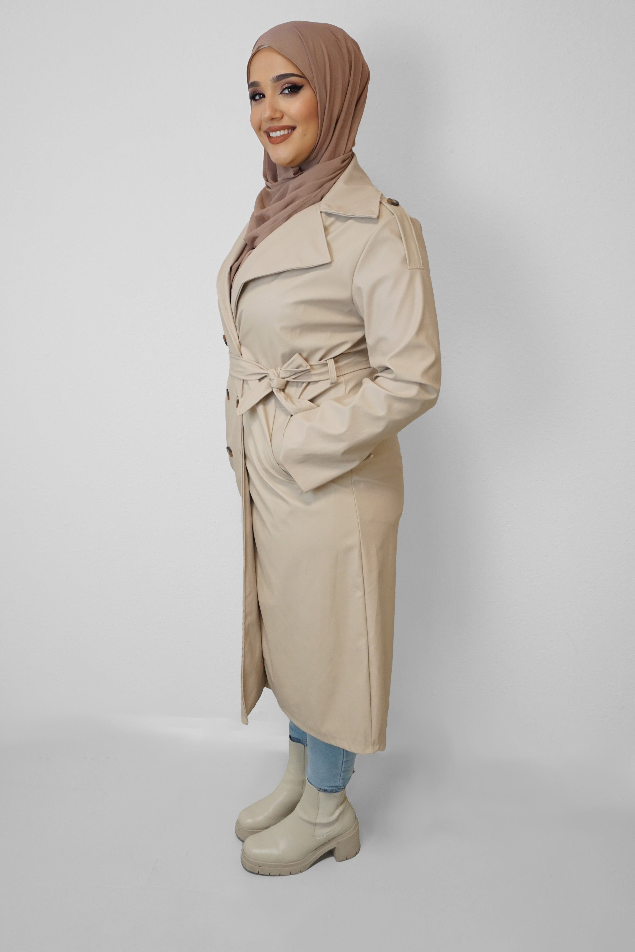 Mantel Saphira Beige