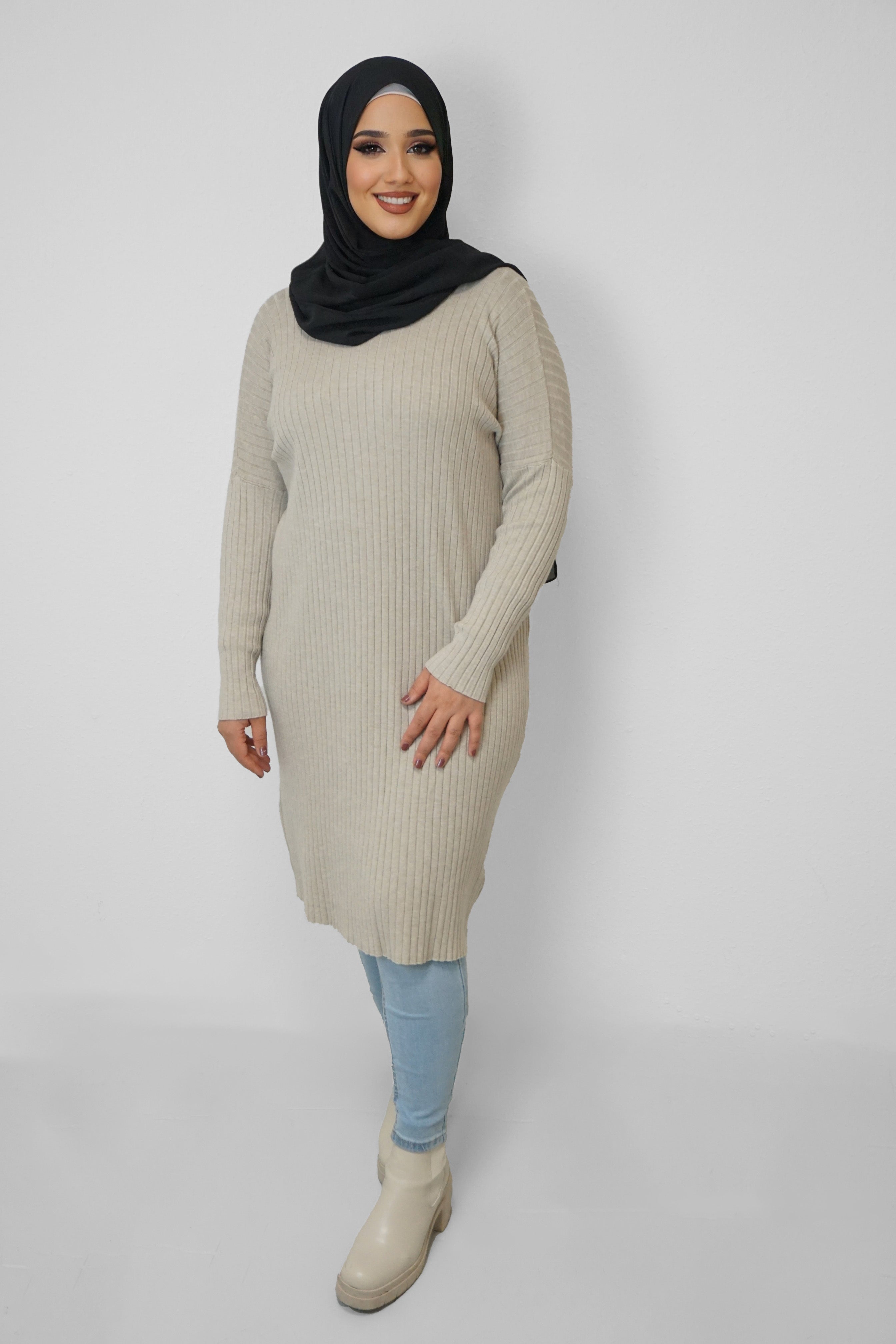 Oversize Pullover Nilüfer Beige