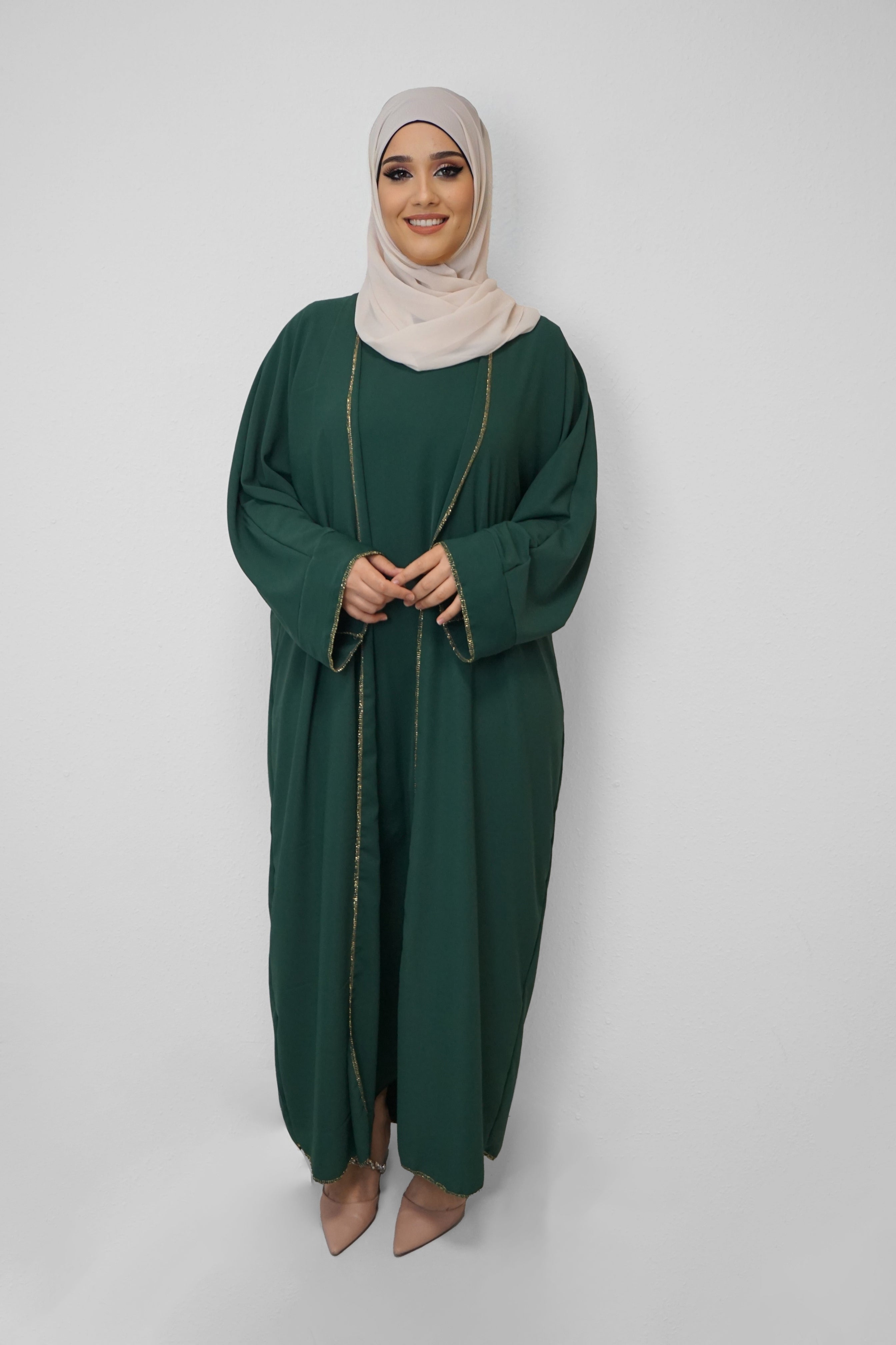 Zwei-Teiler Abaya Saddaya Smaragd