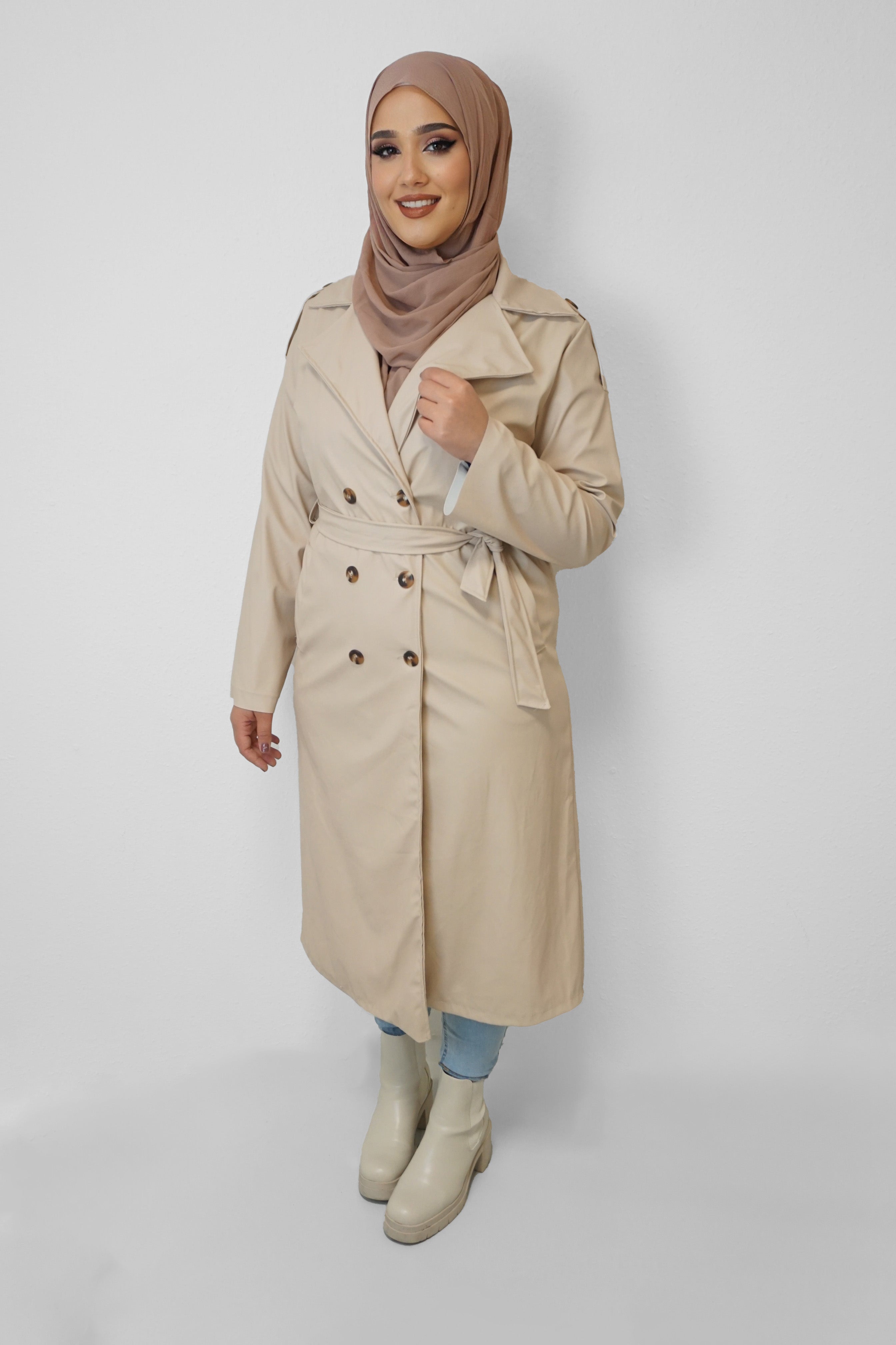 Mantel Saphira Beige