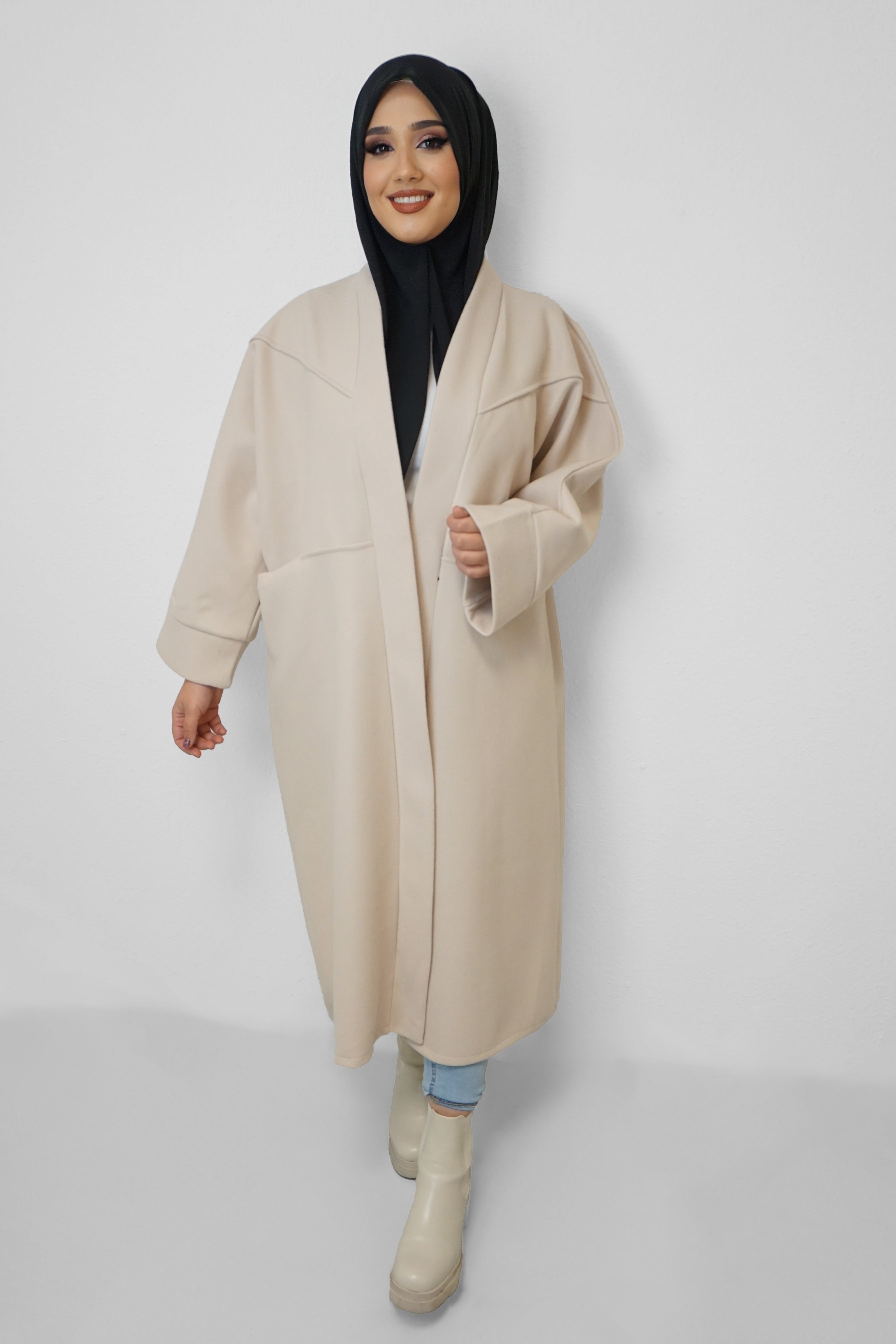 Cardigan Qamar Beige