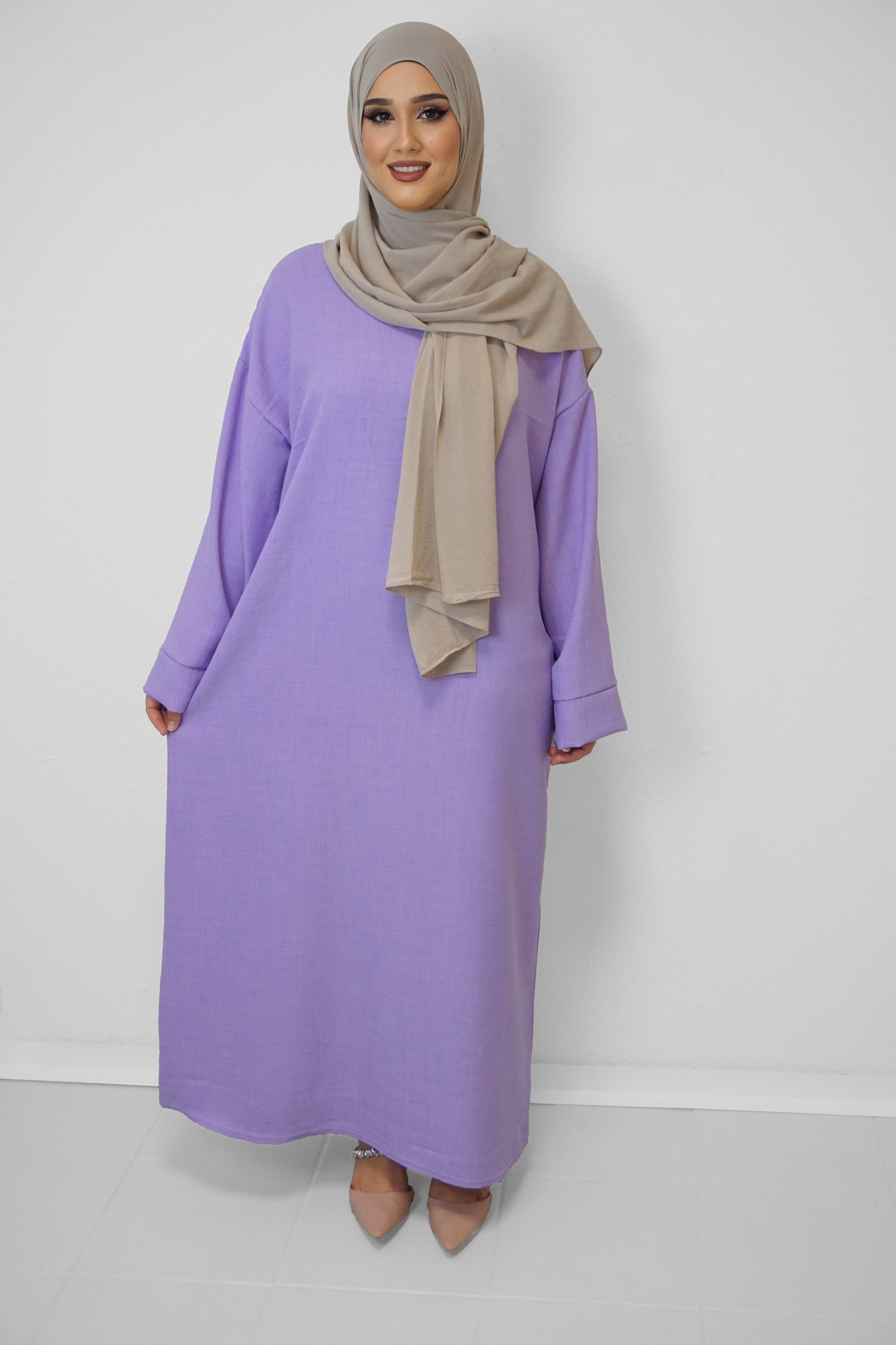 Abaya Bouchra Flieder