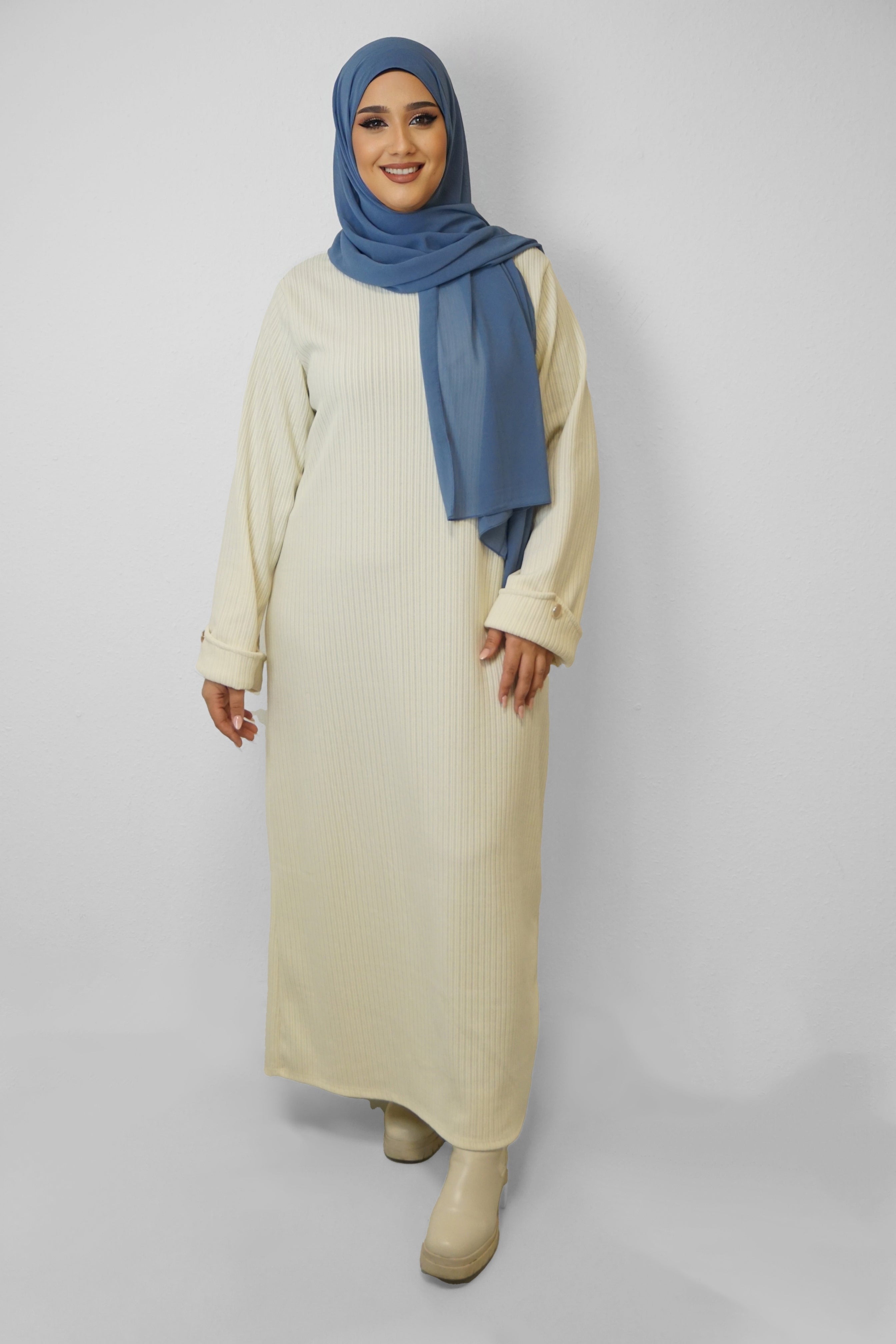 Cord Kleid Nada Beige