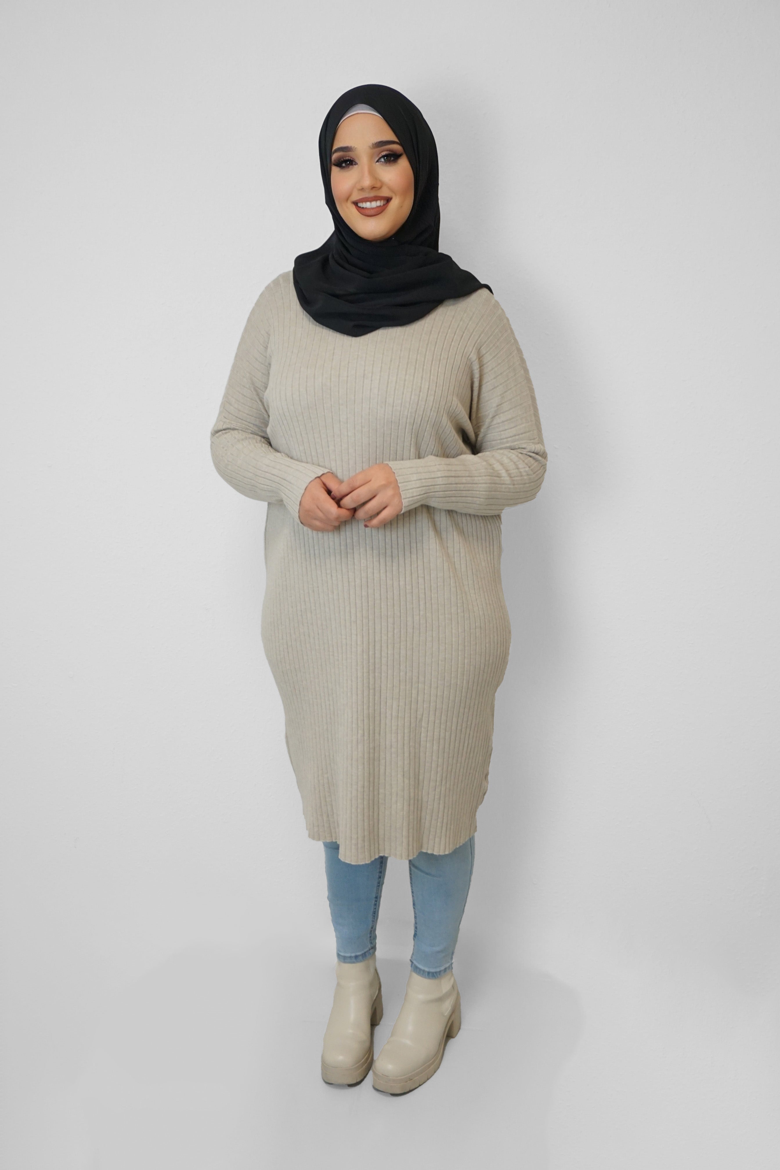 Oversize Pullover Nilüfer Beige