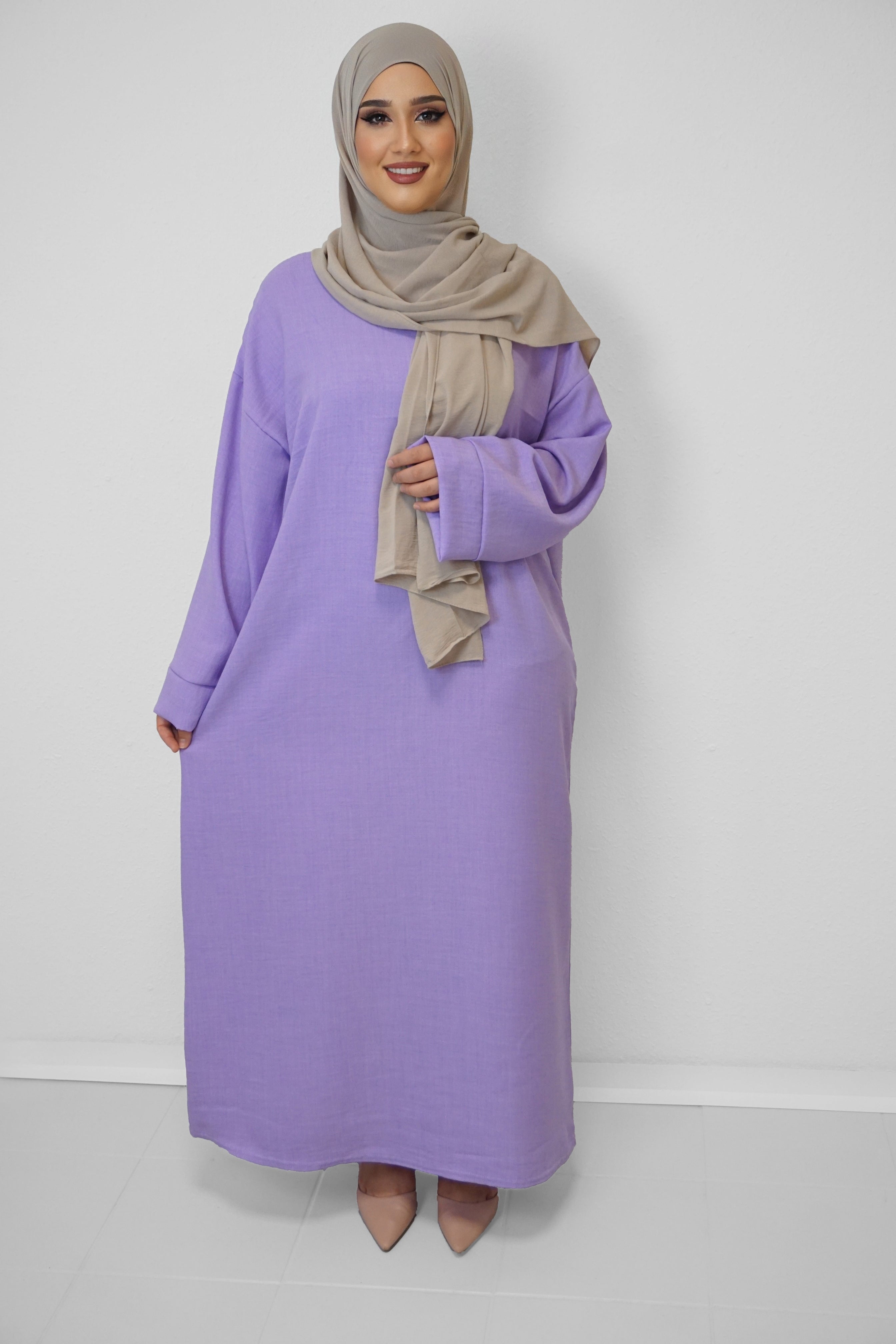 Abaya Bouchra Flieder