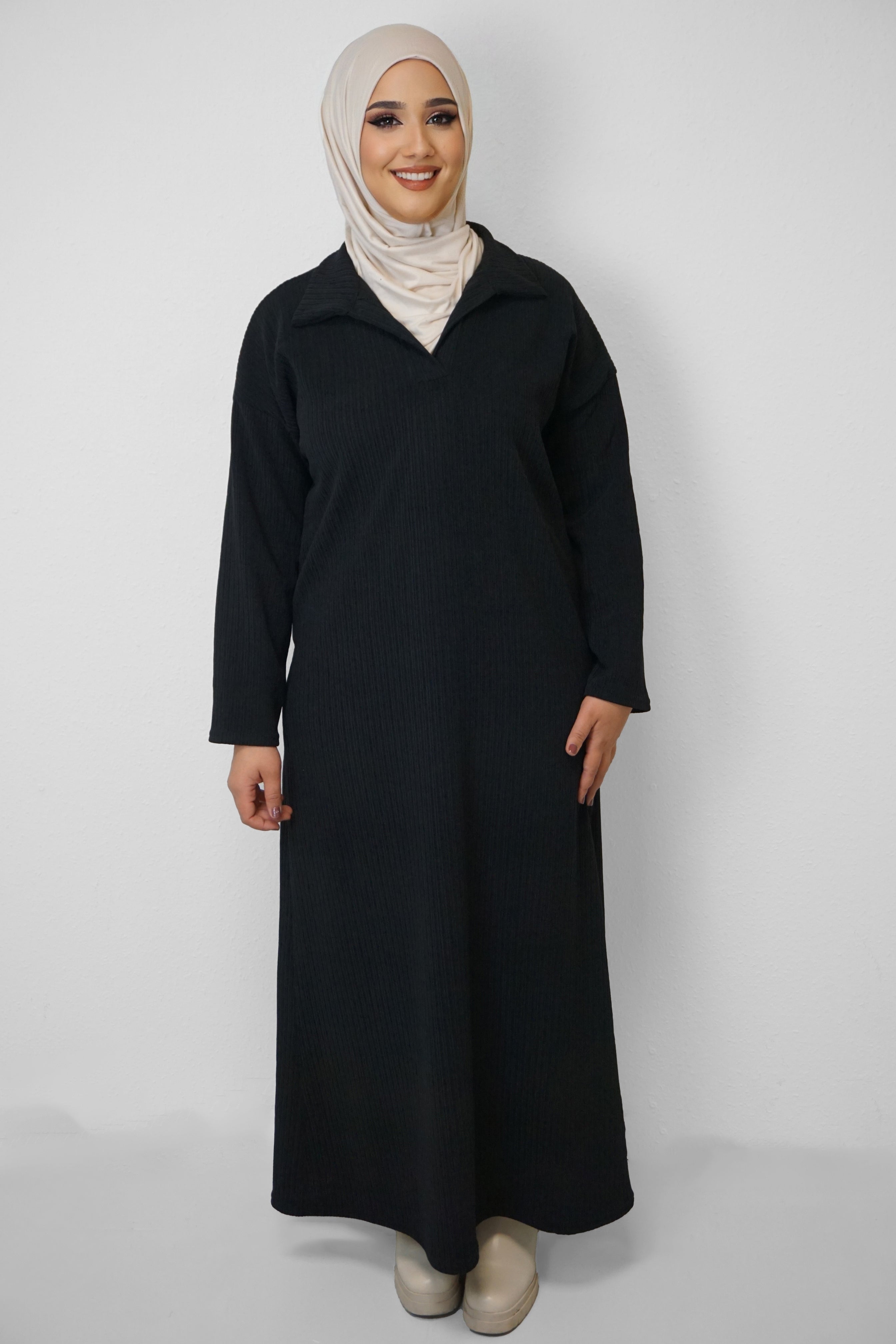 Cord Kleid Tamara Schwarz