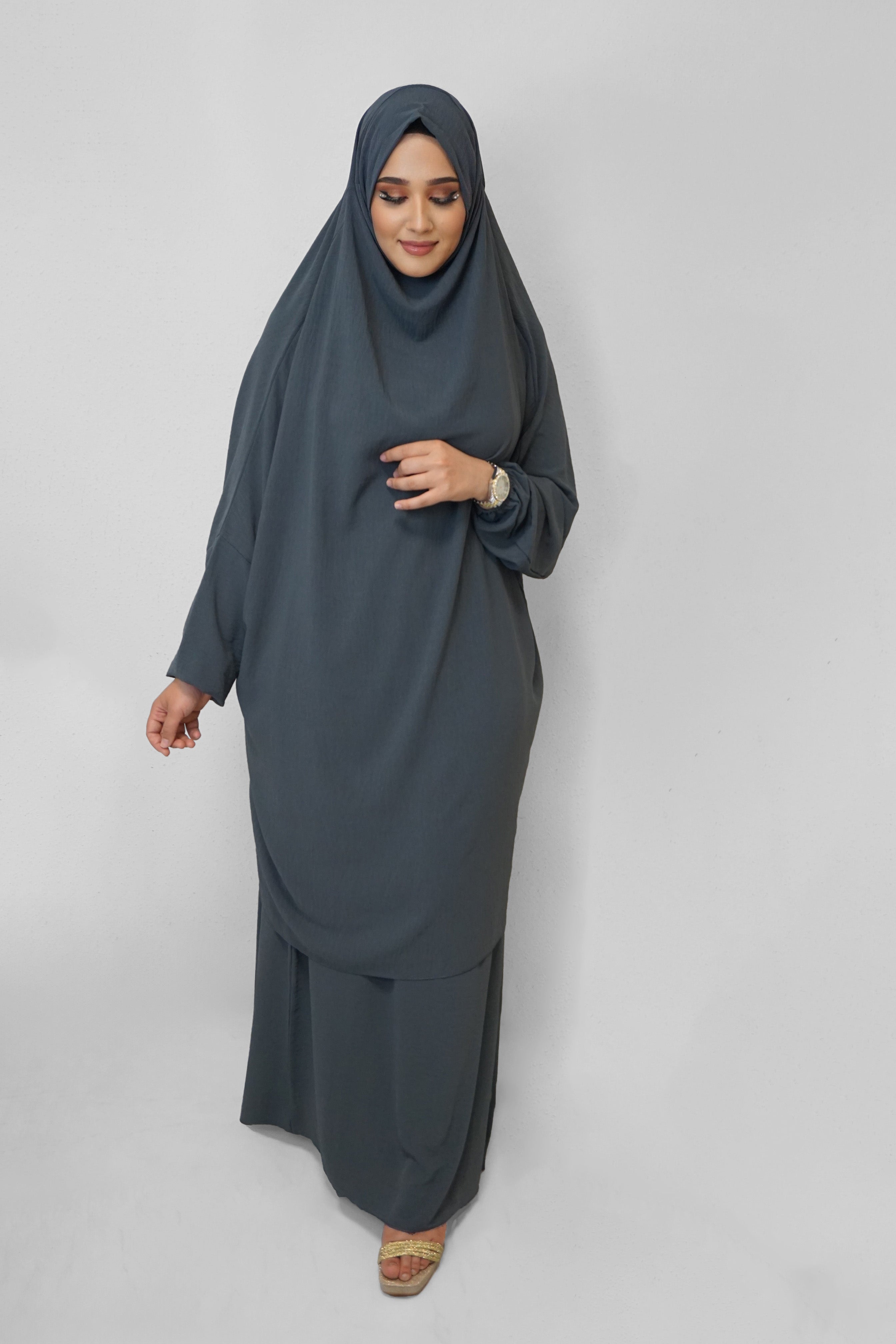 Jazz Jilbab Dunkelgrau