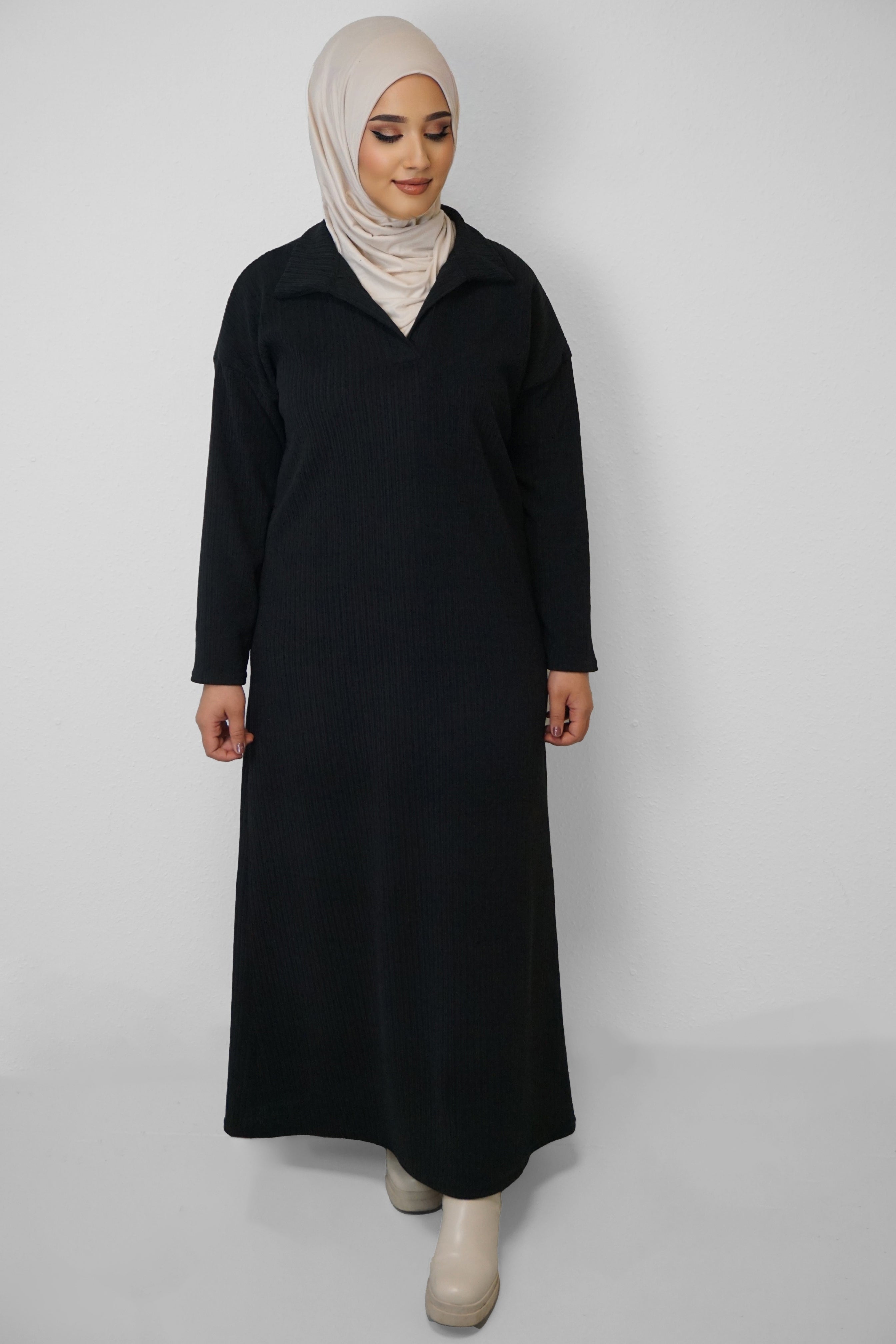 Cord Kleid Tamara Schwarz