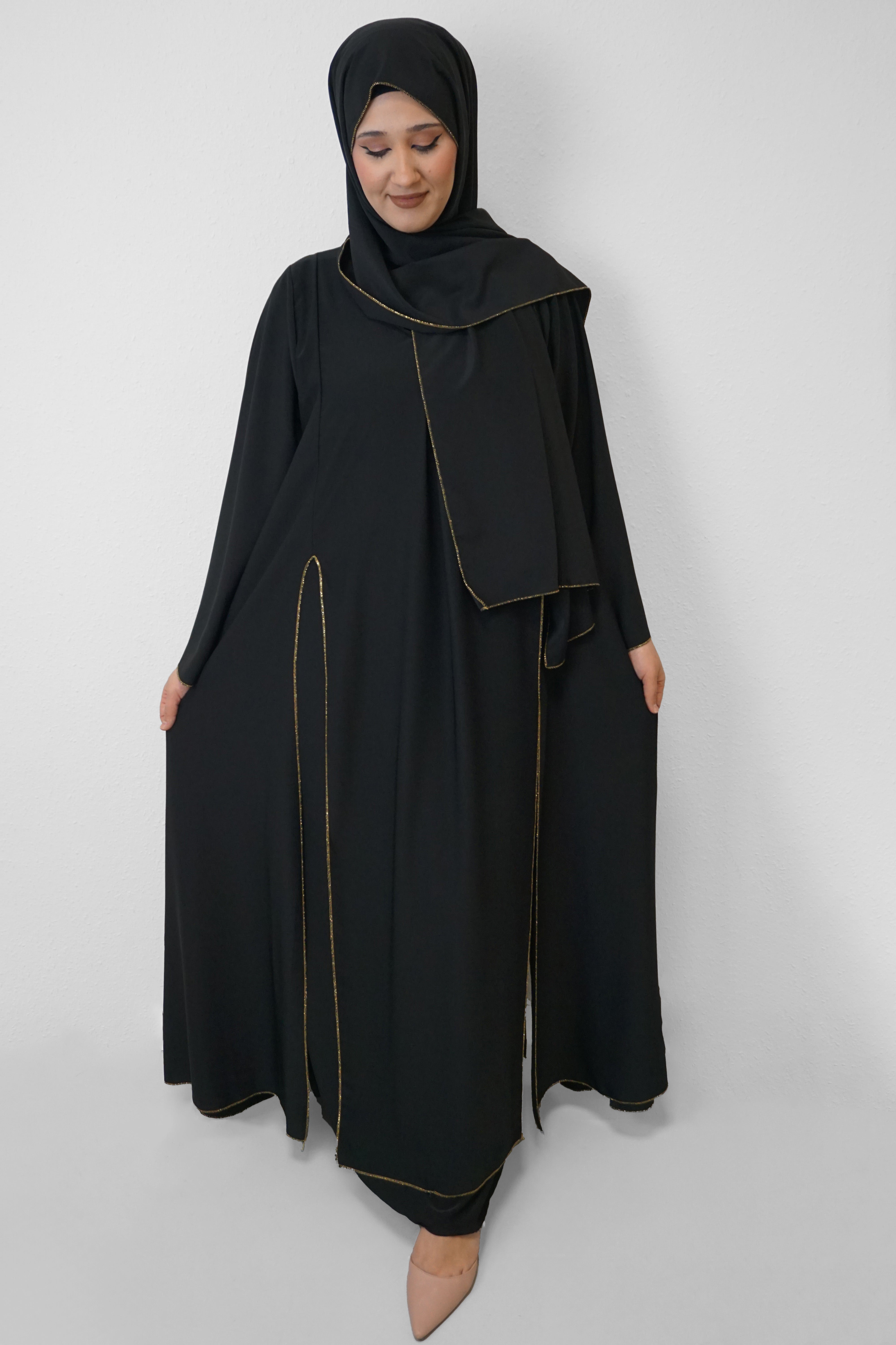 Abaya Muna Schwarz