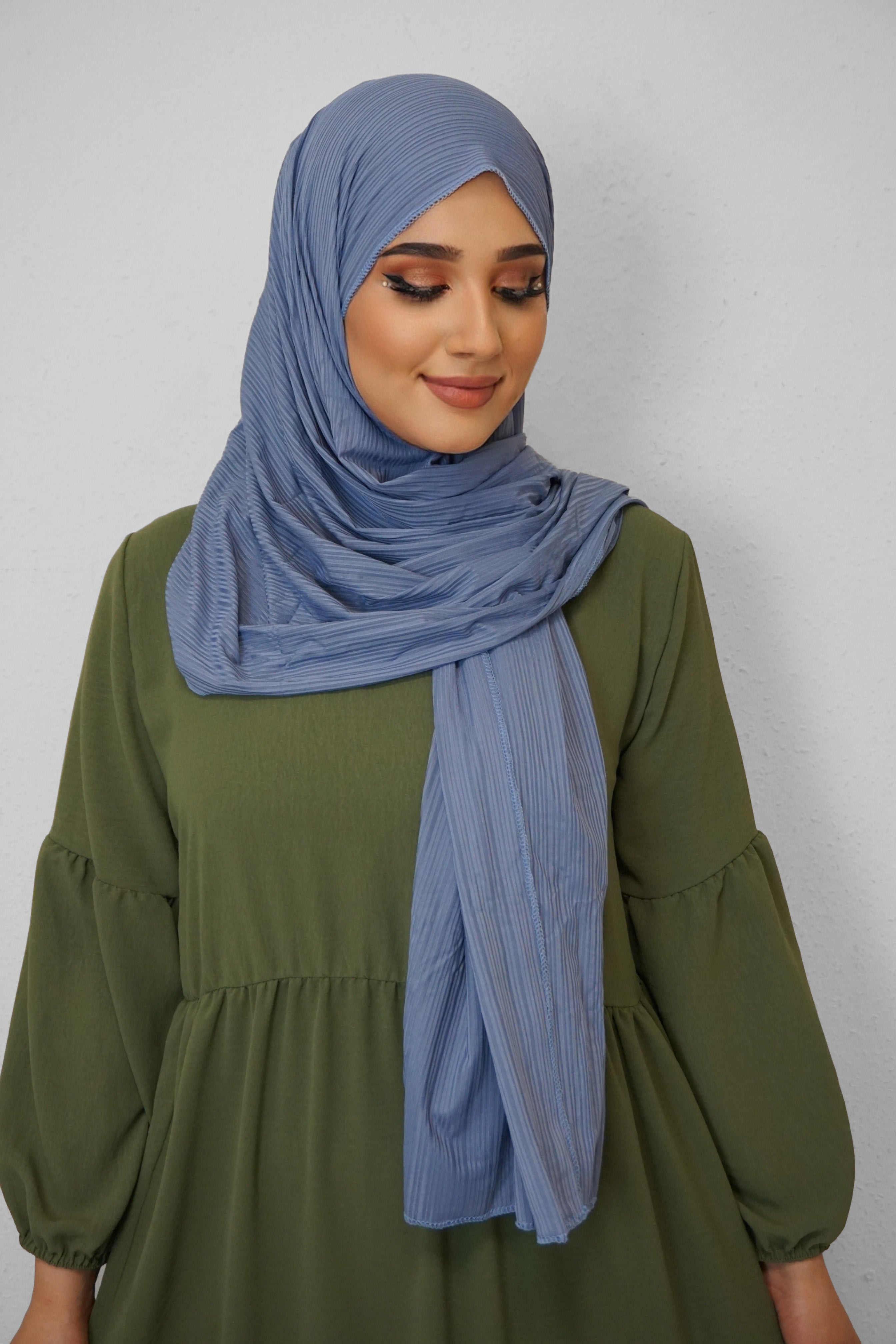 Jersey Ripped Fein Hellblau