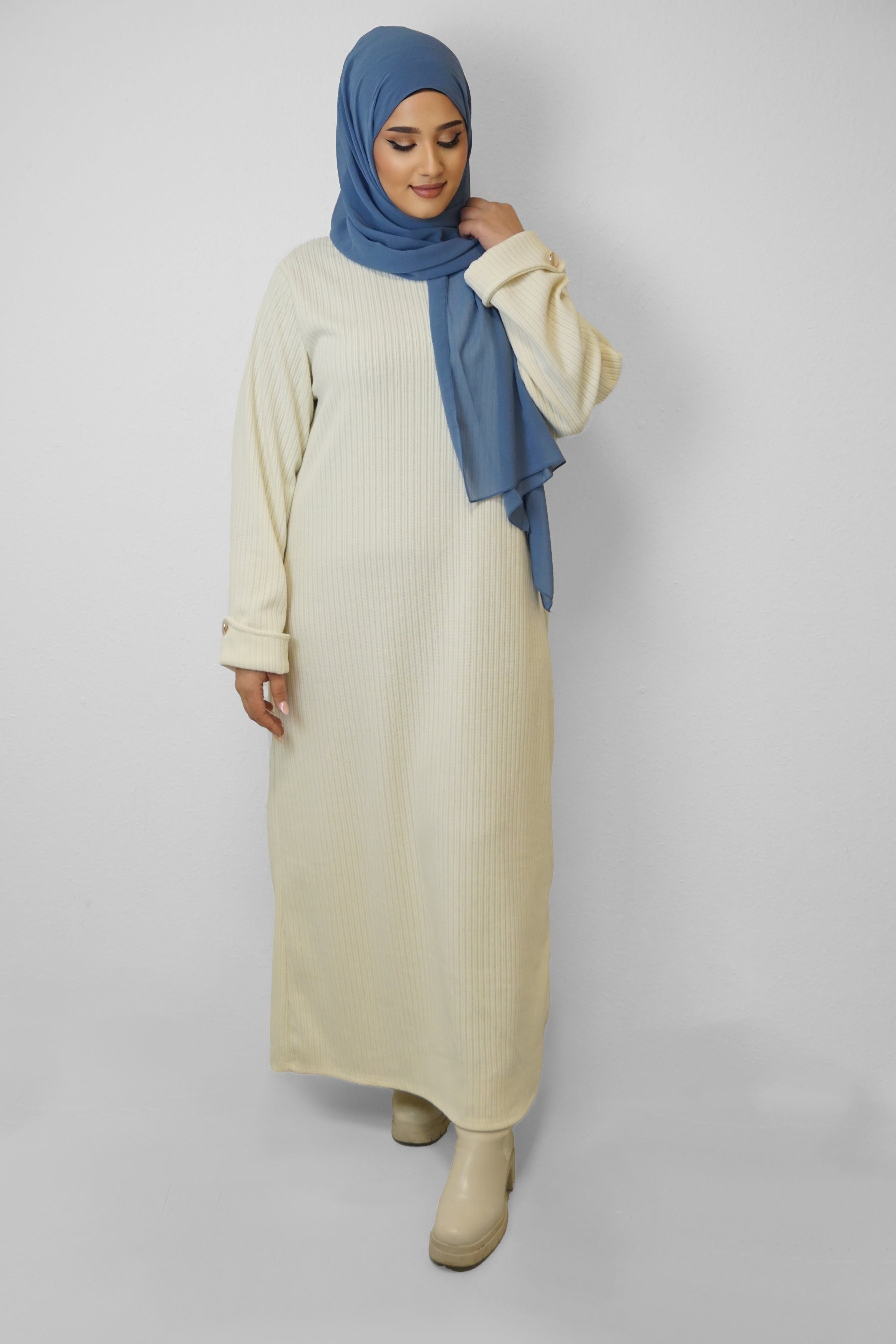 Cord Kleid Nada Beige