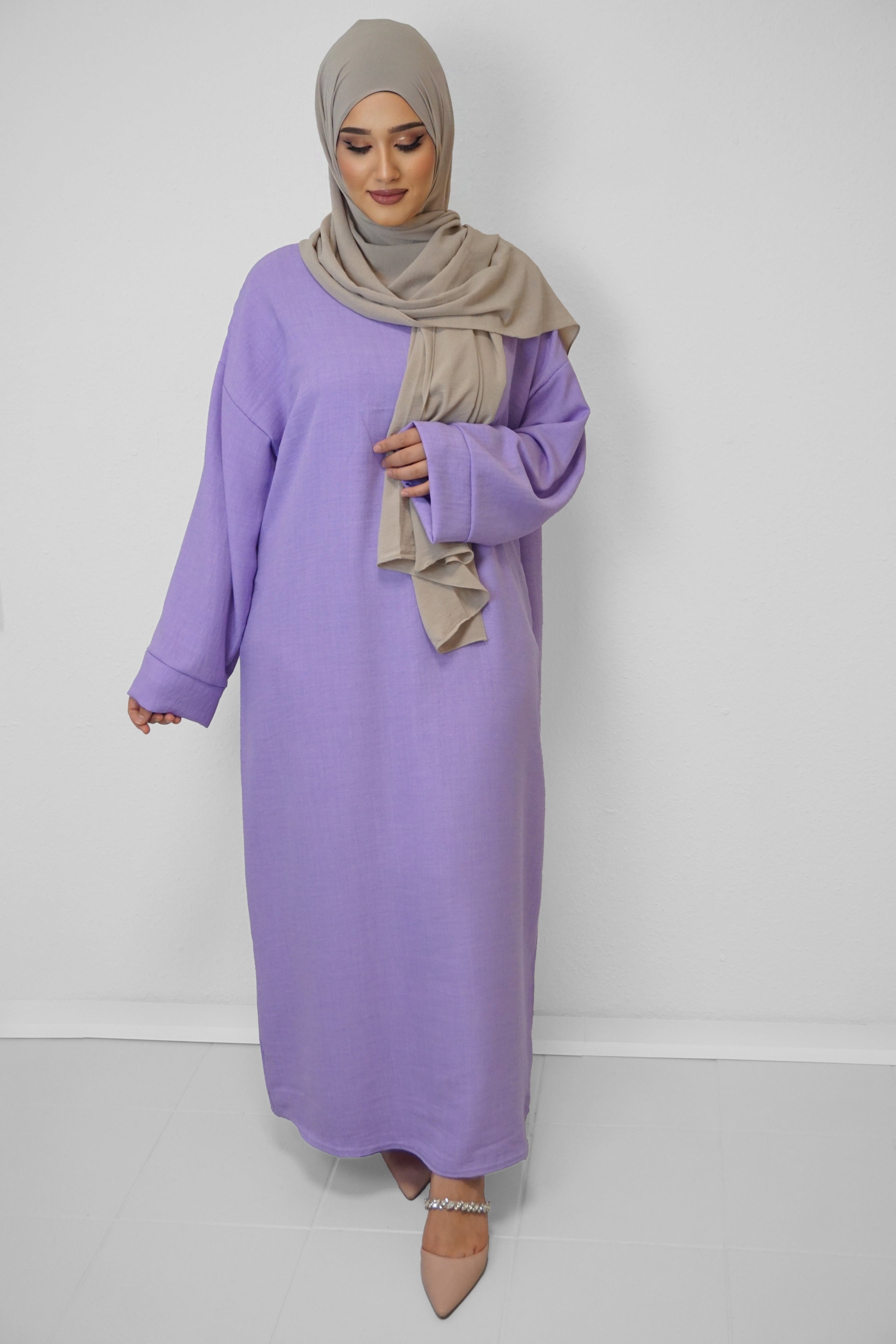 Abaya Bouchra Flieder