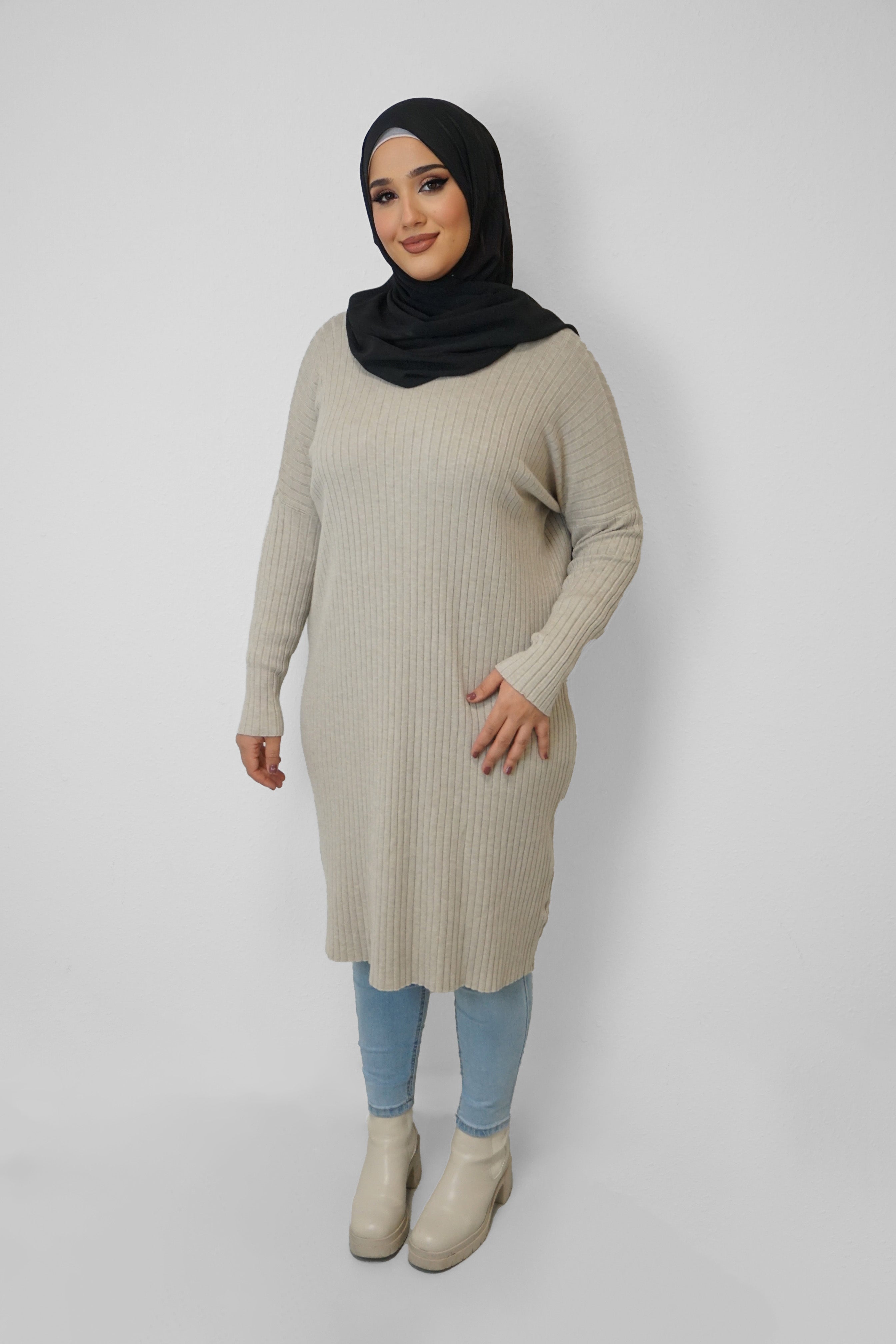 Oversize Pullover Nilüfer Beige