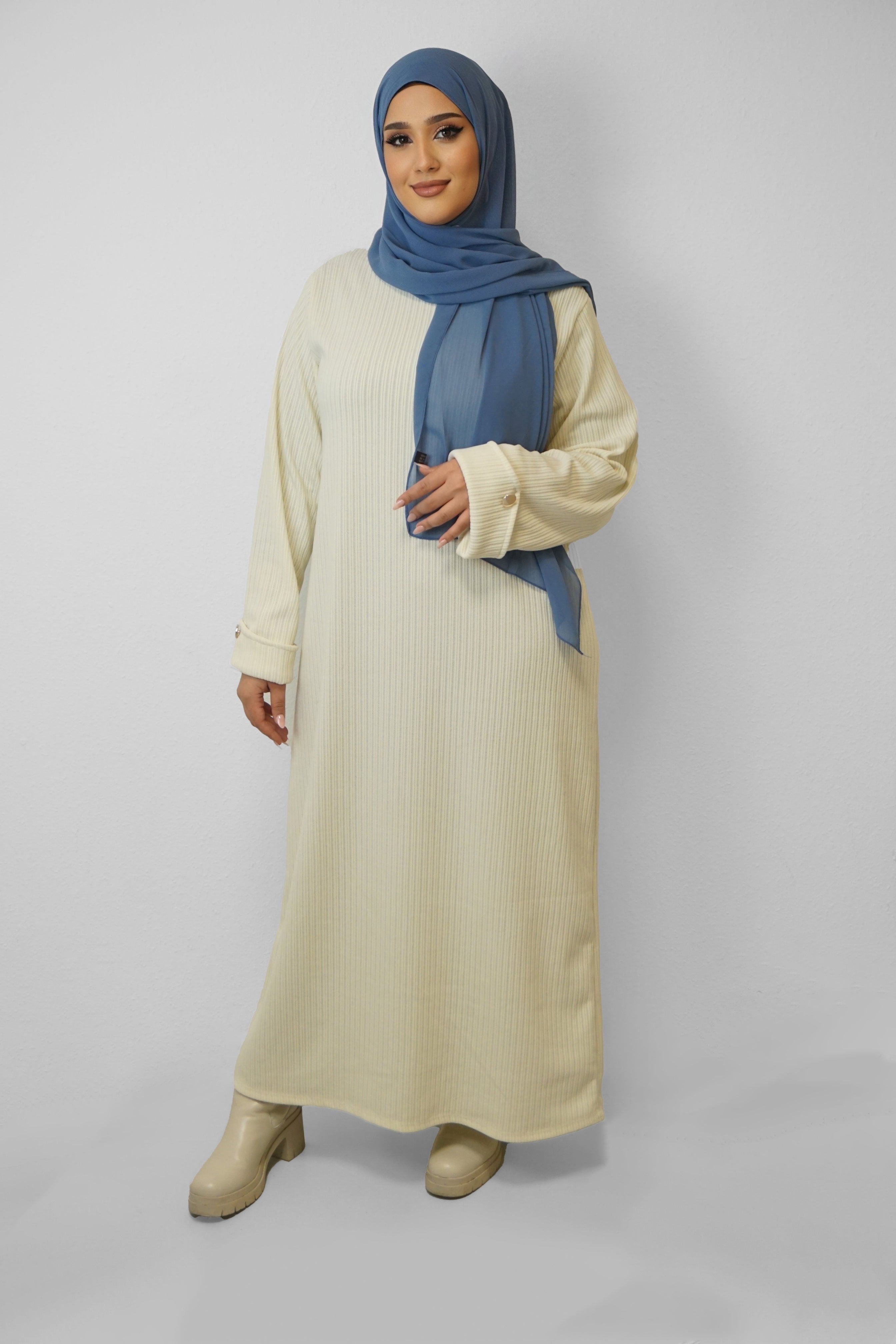 Cord Kleid Nada Beige