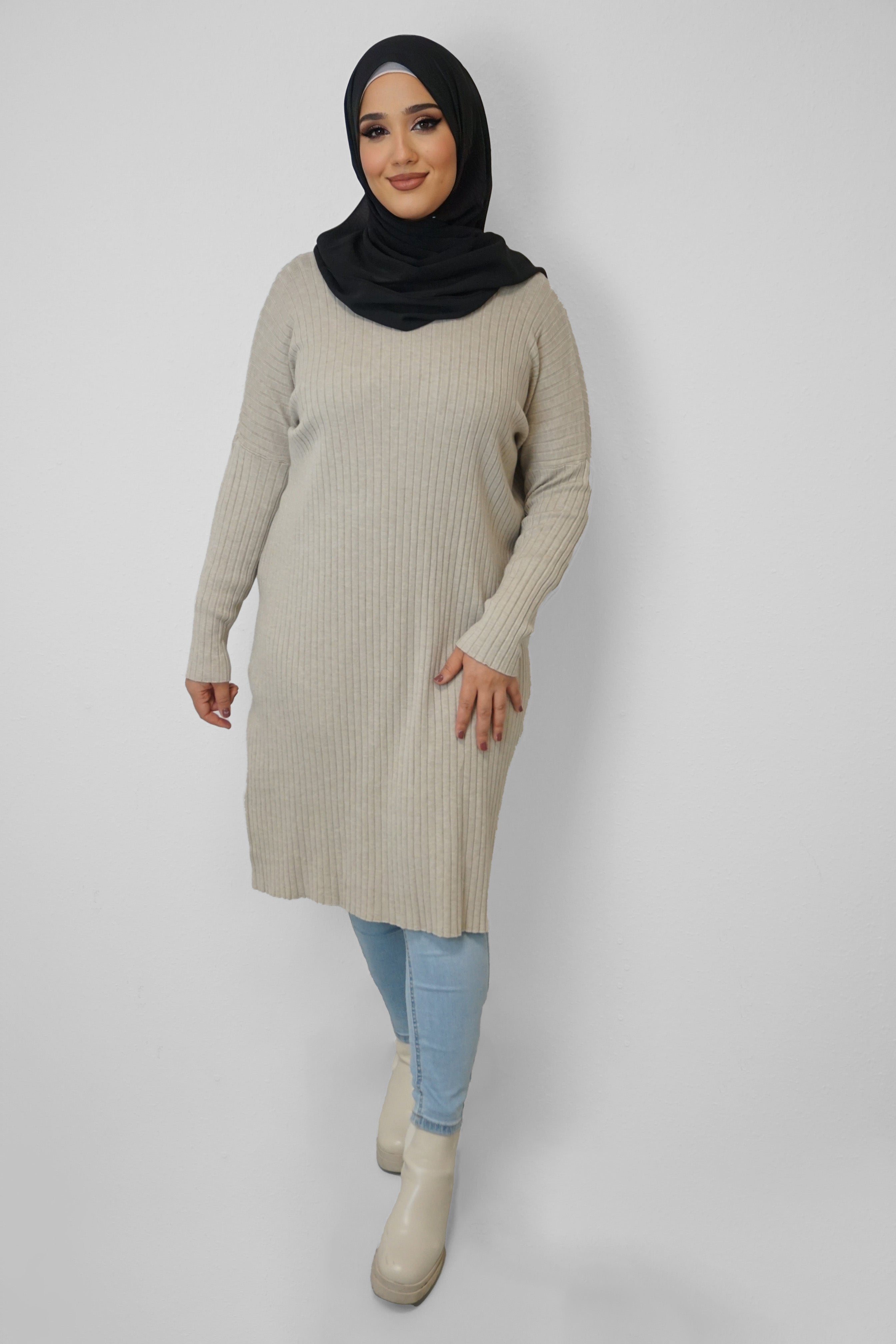 Oversize Pullover Nilüfer Beige