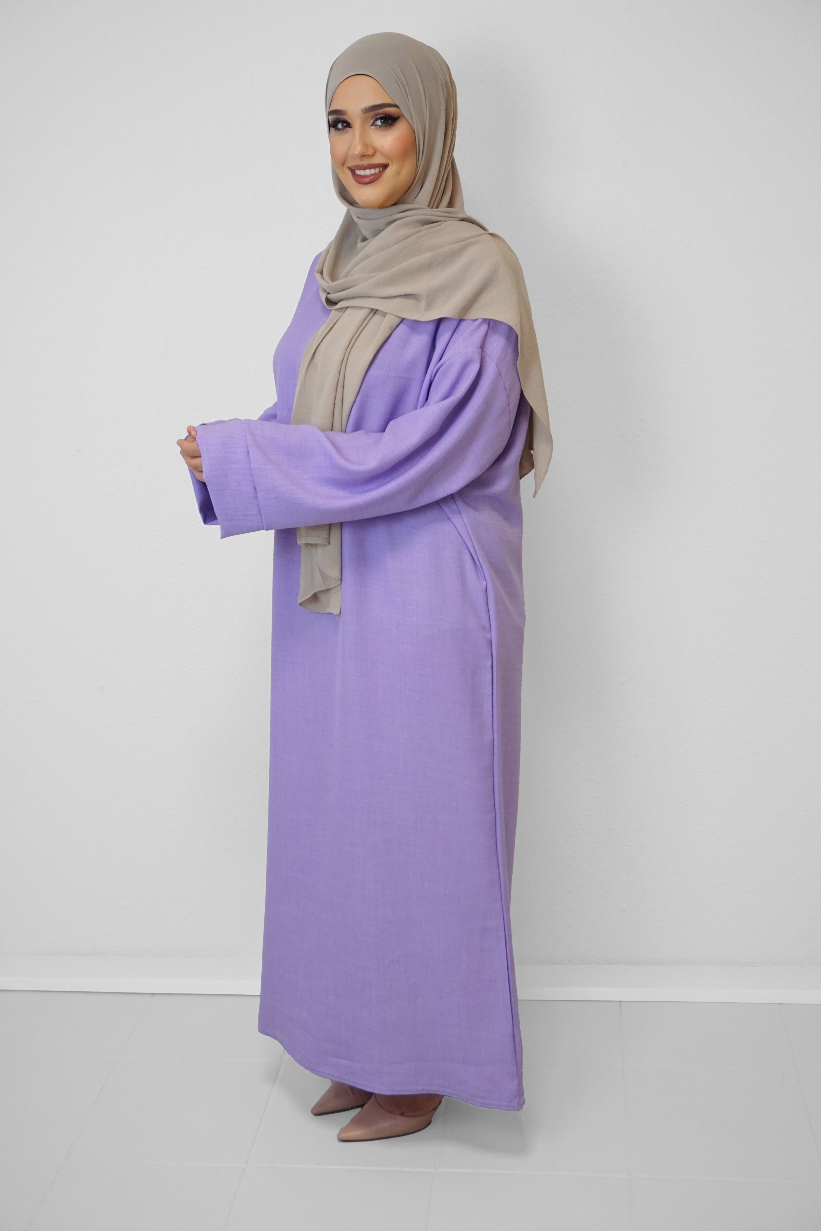 Abaya Bouchra Flieder