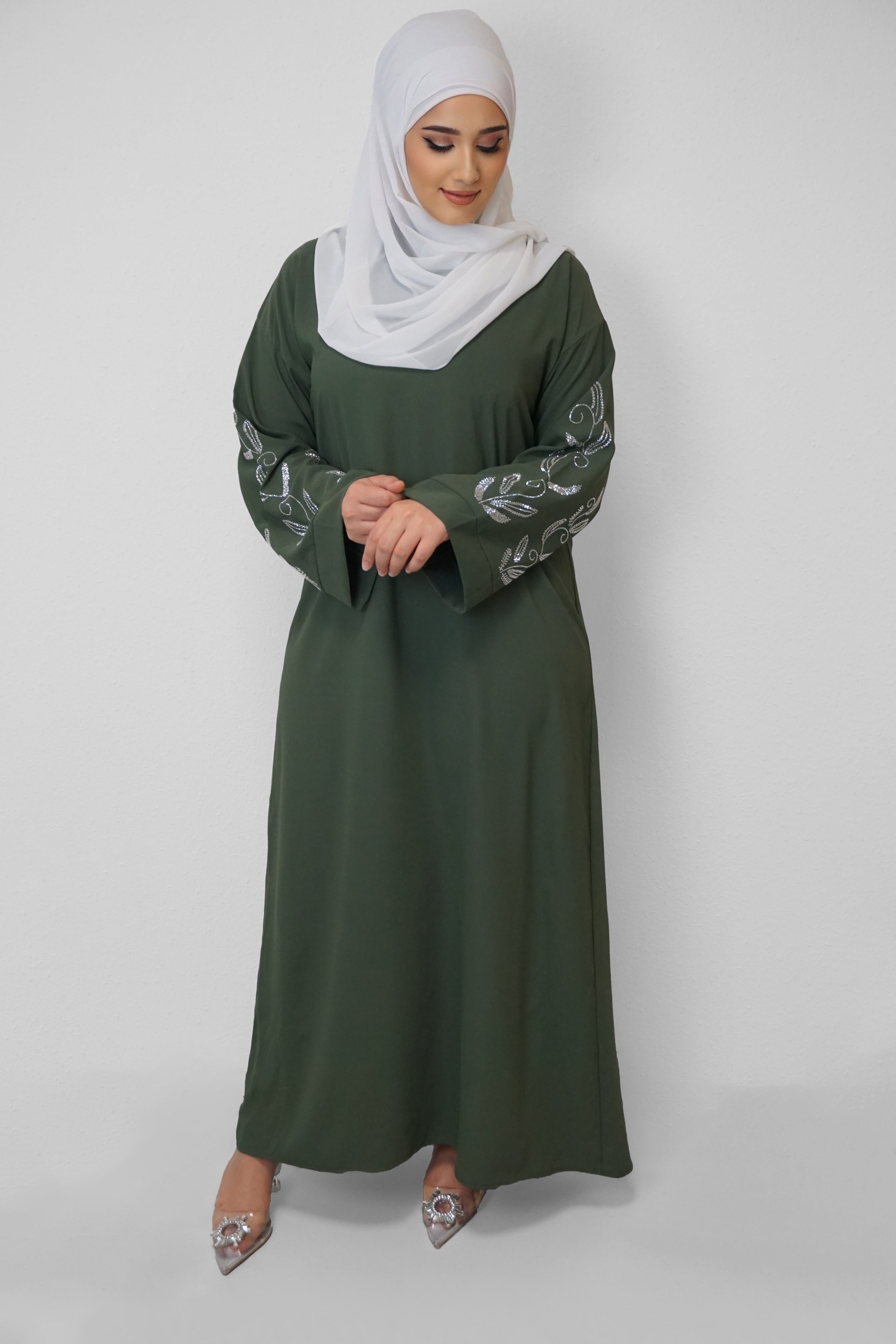 Abaya Basima Moosgrün