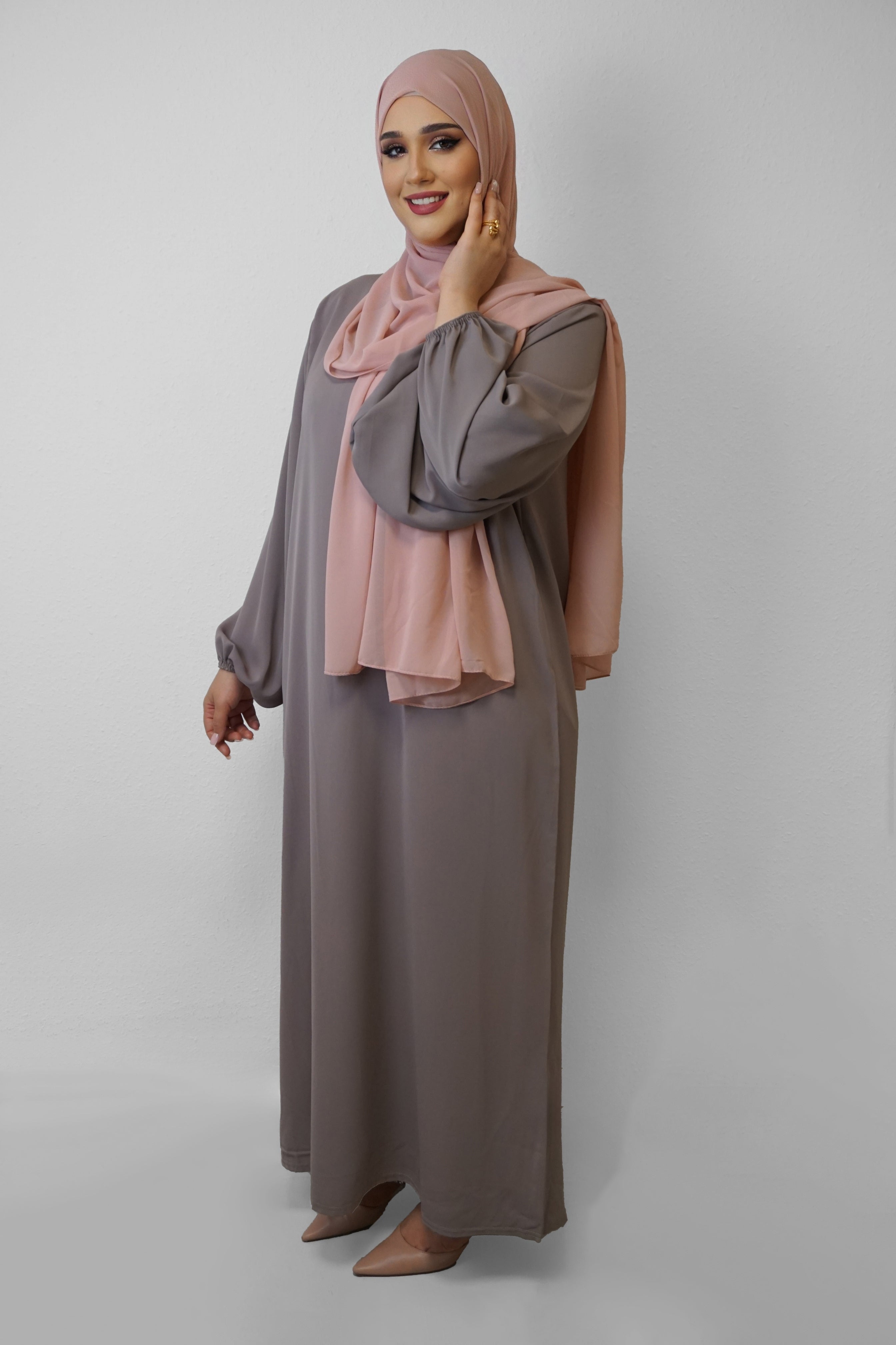 Abaya Amal Light-Taupe