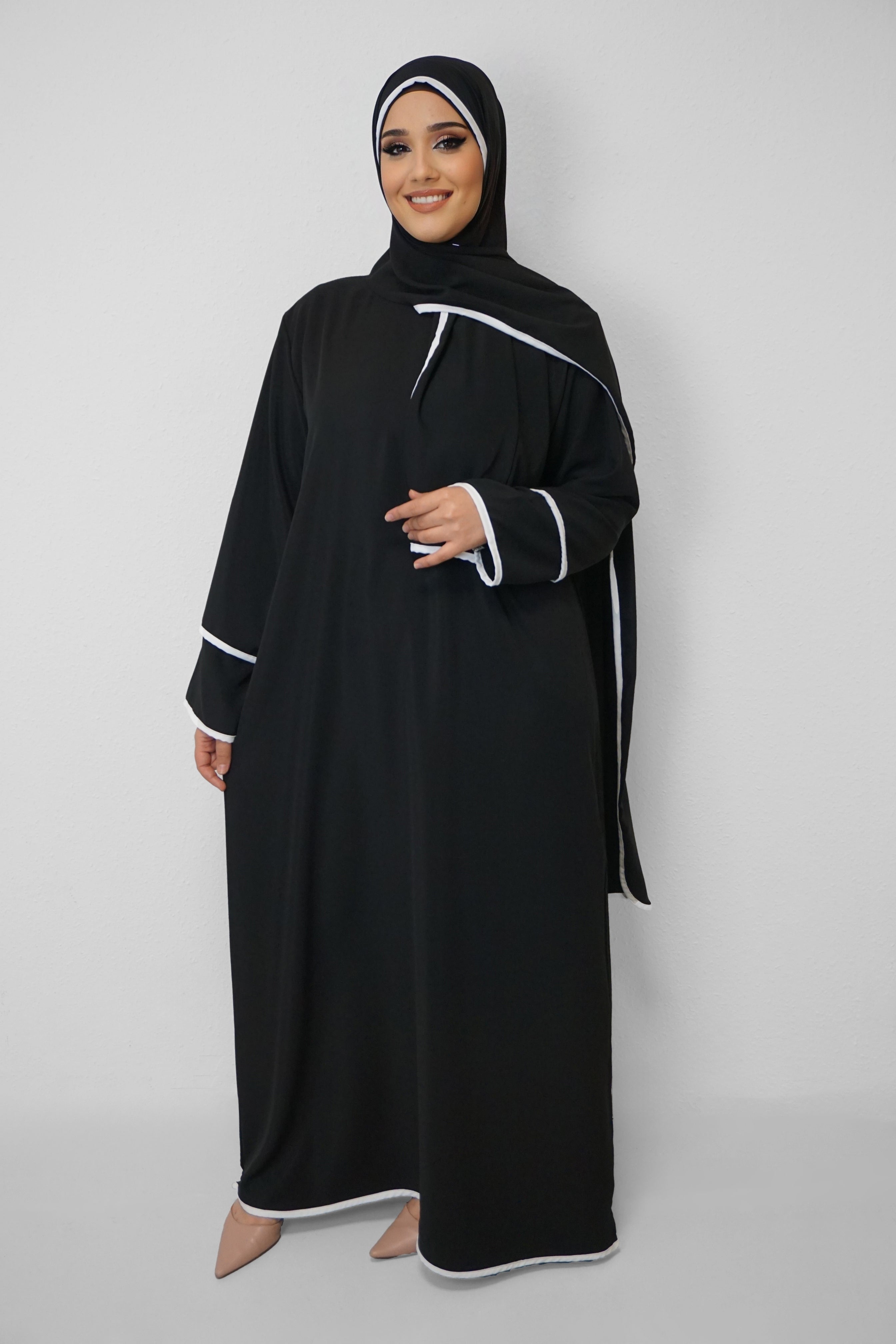 Abaya Kahleda Schwarz