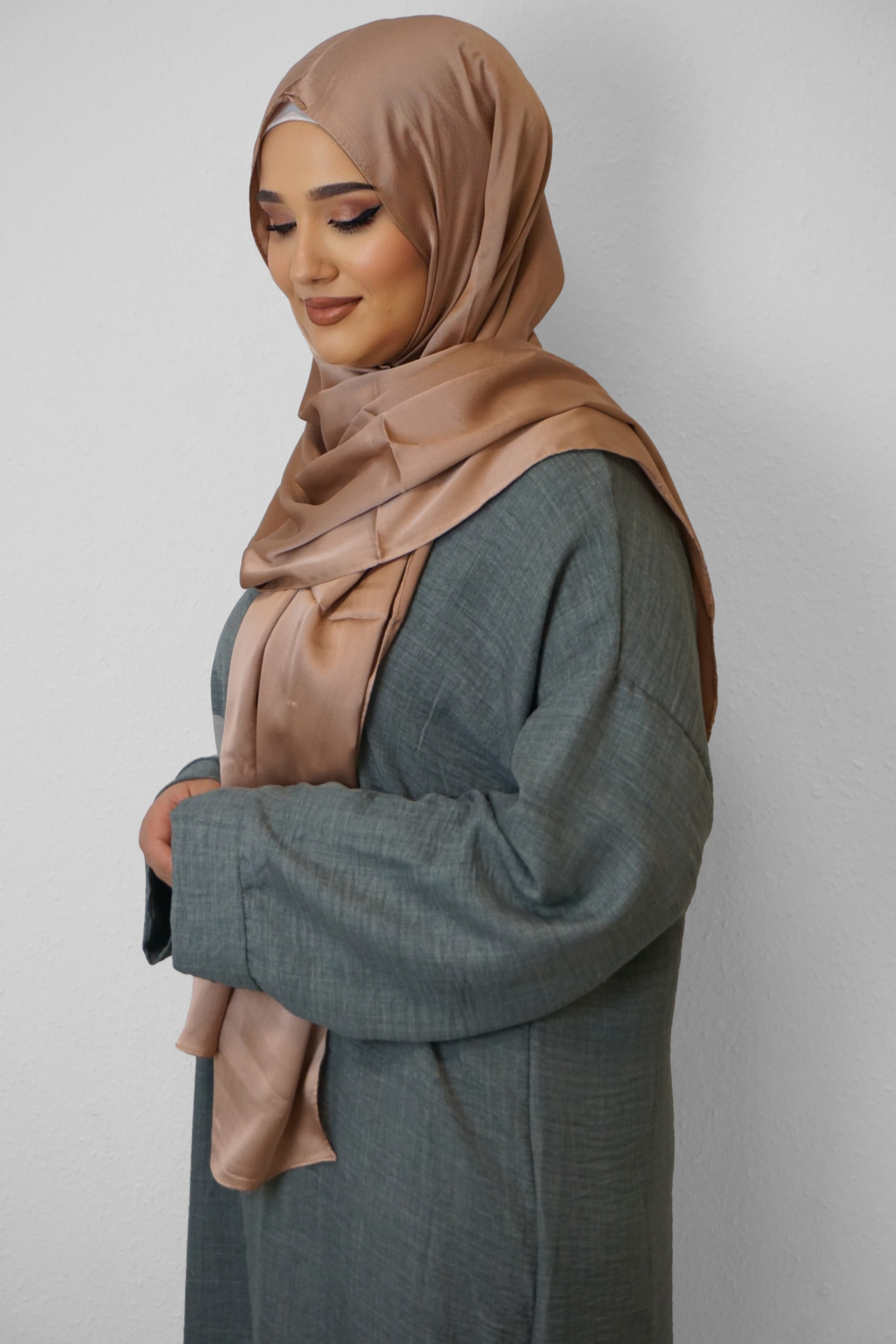 Satin Classic Hijab Gold