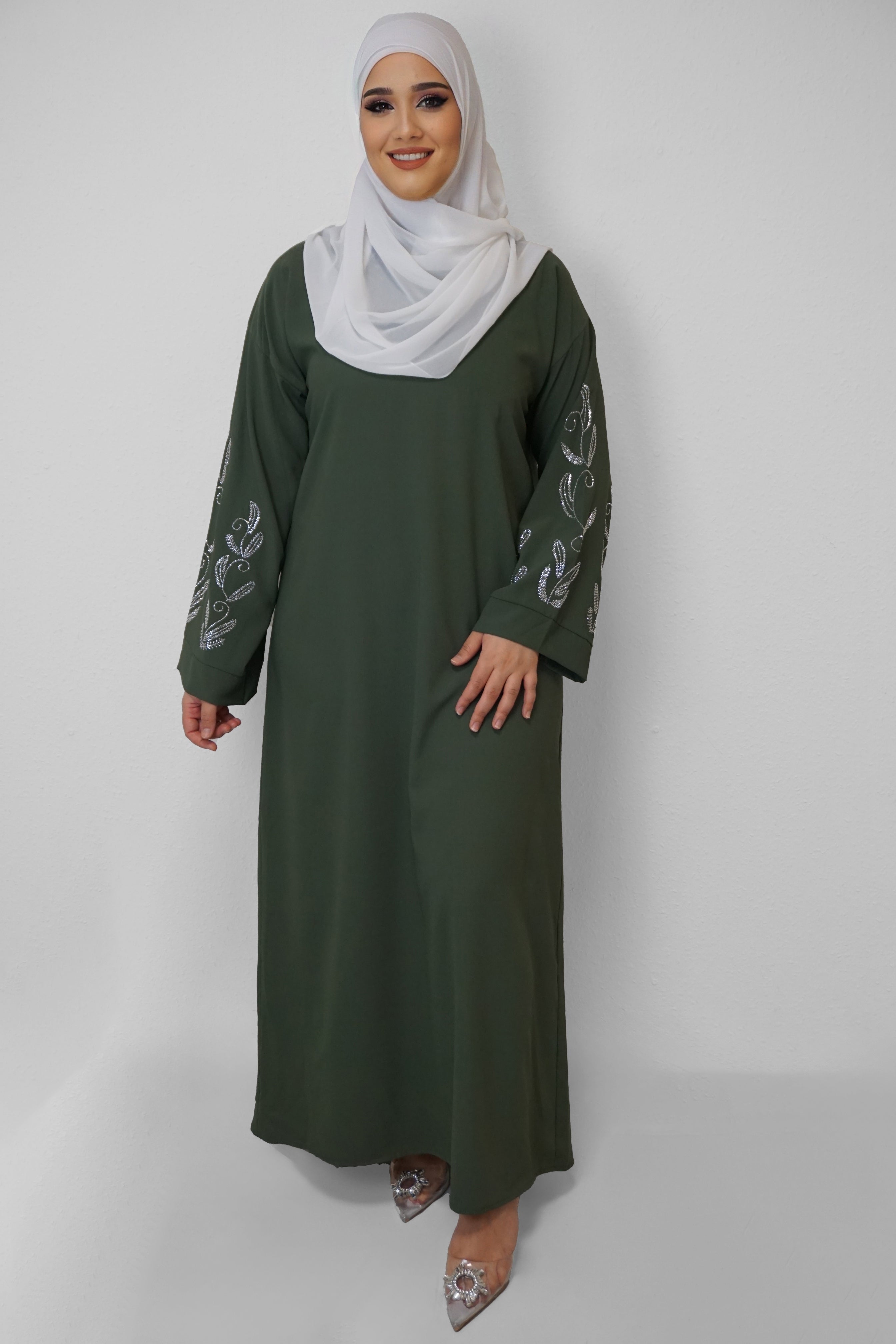 Abaya Basima Moosgrün