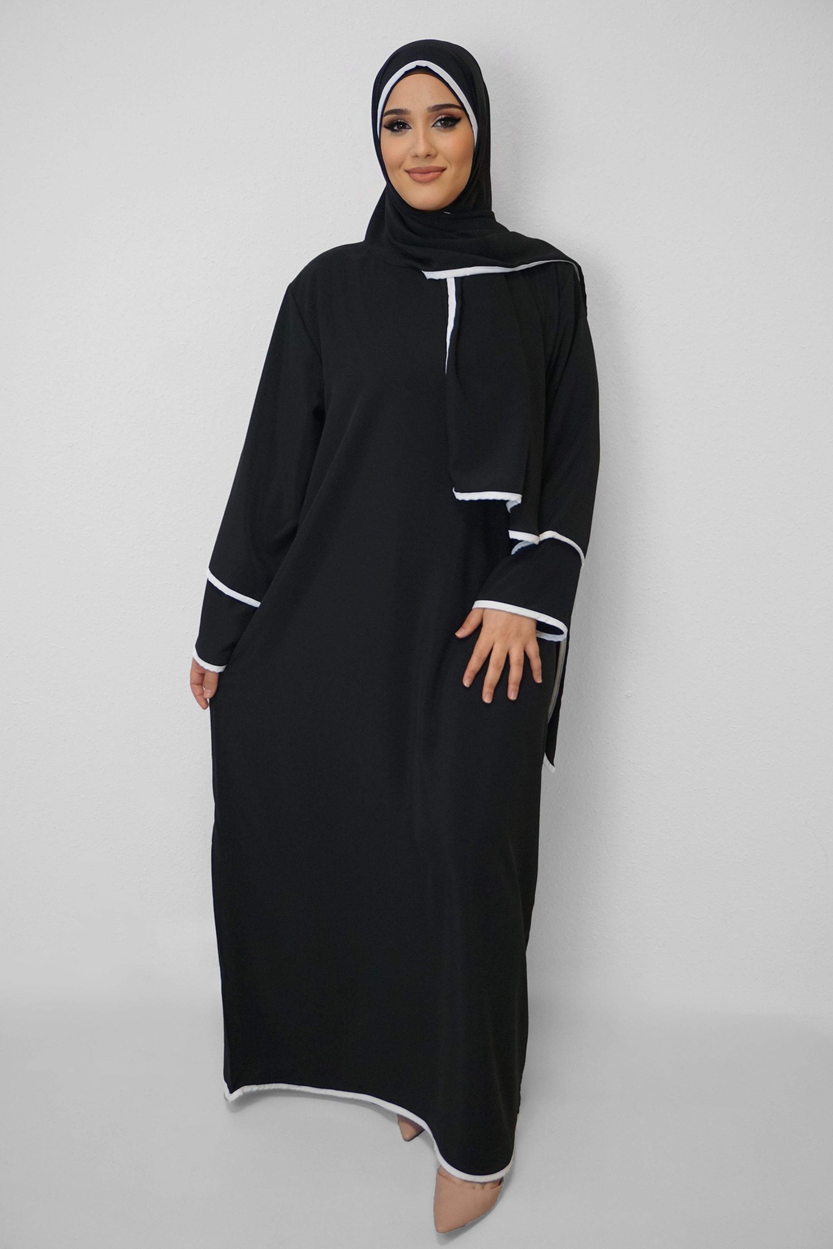 Abaya Kahleda Schwarz