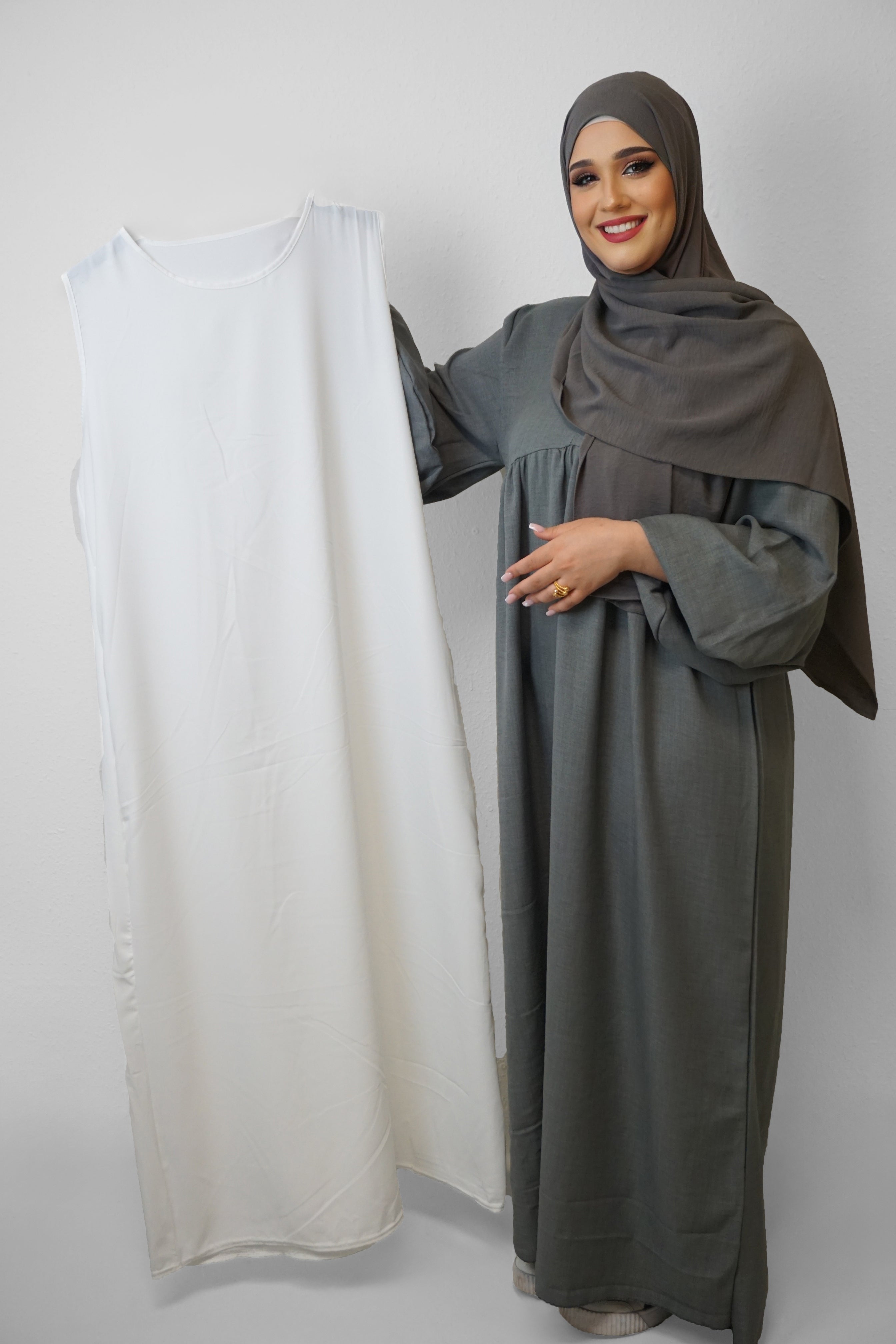 Unterkleid Mirella Weiß