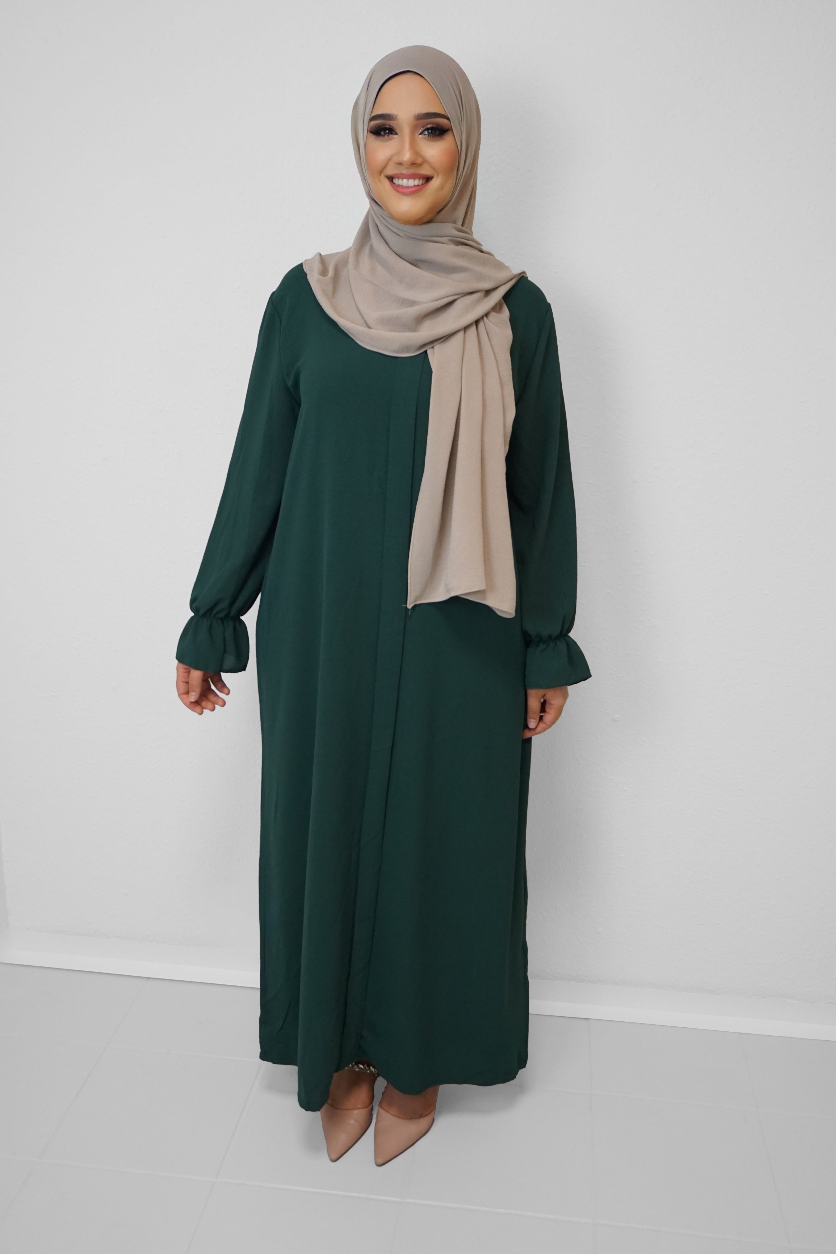 Jazz Abaya Robina Dunkelgrün
