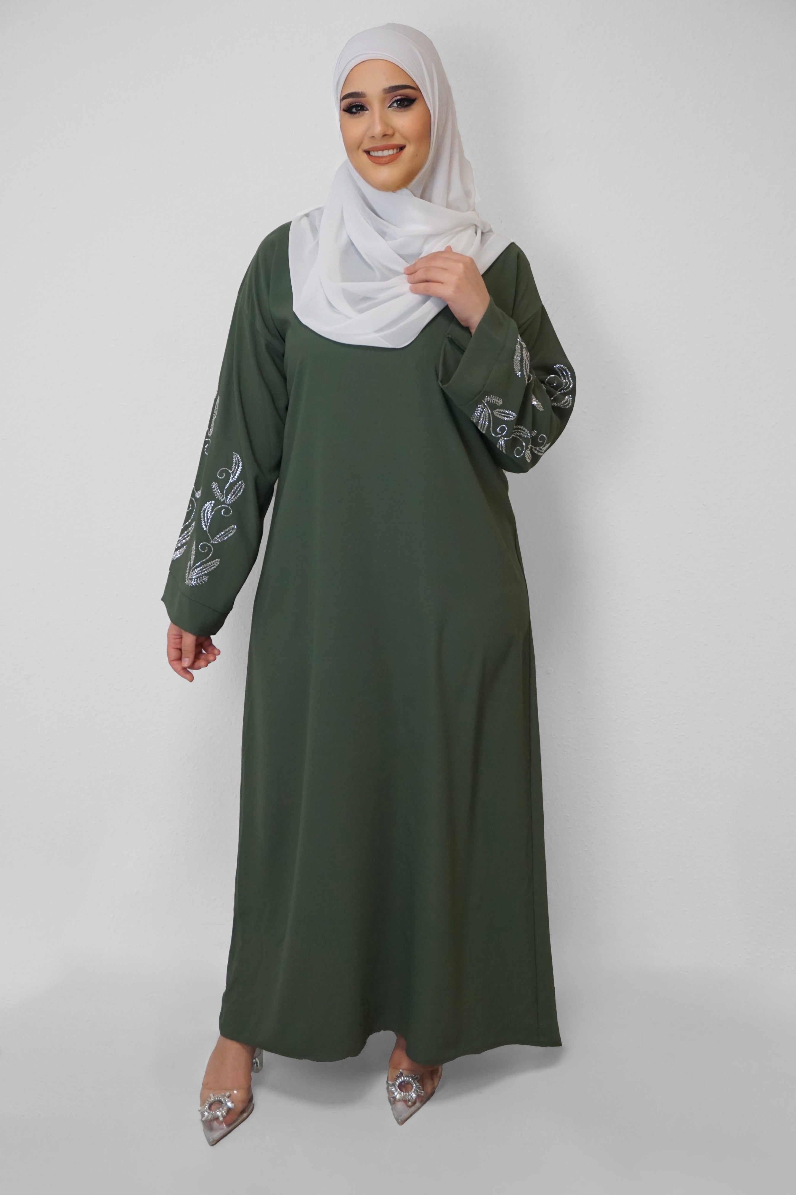 Abaya Basima Moosgrün