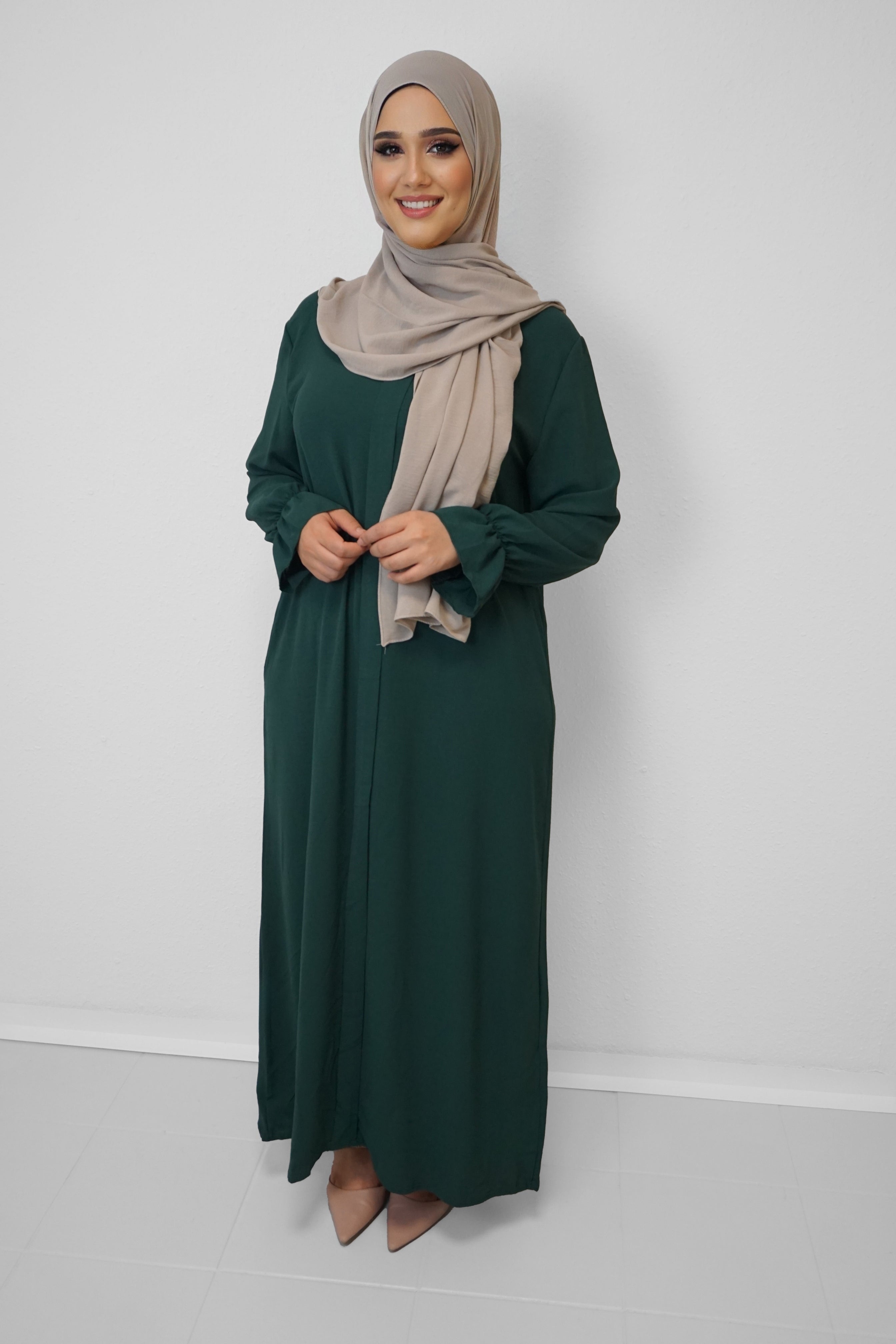 Jazz Abaya Robina Dunkelgrün