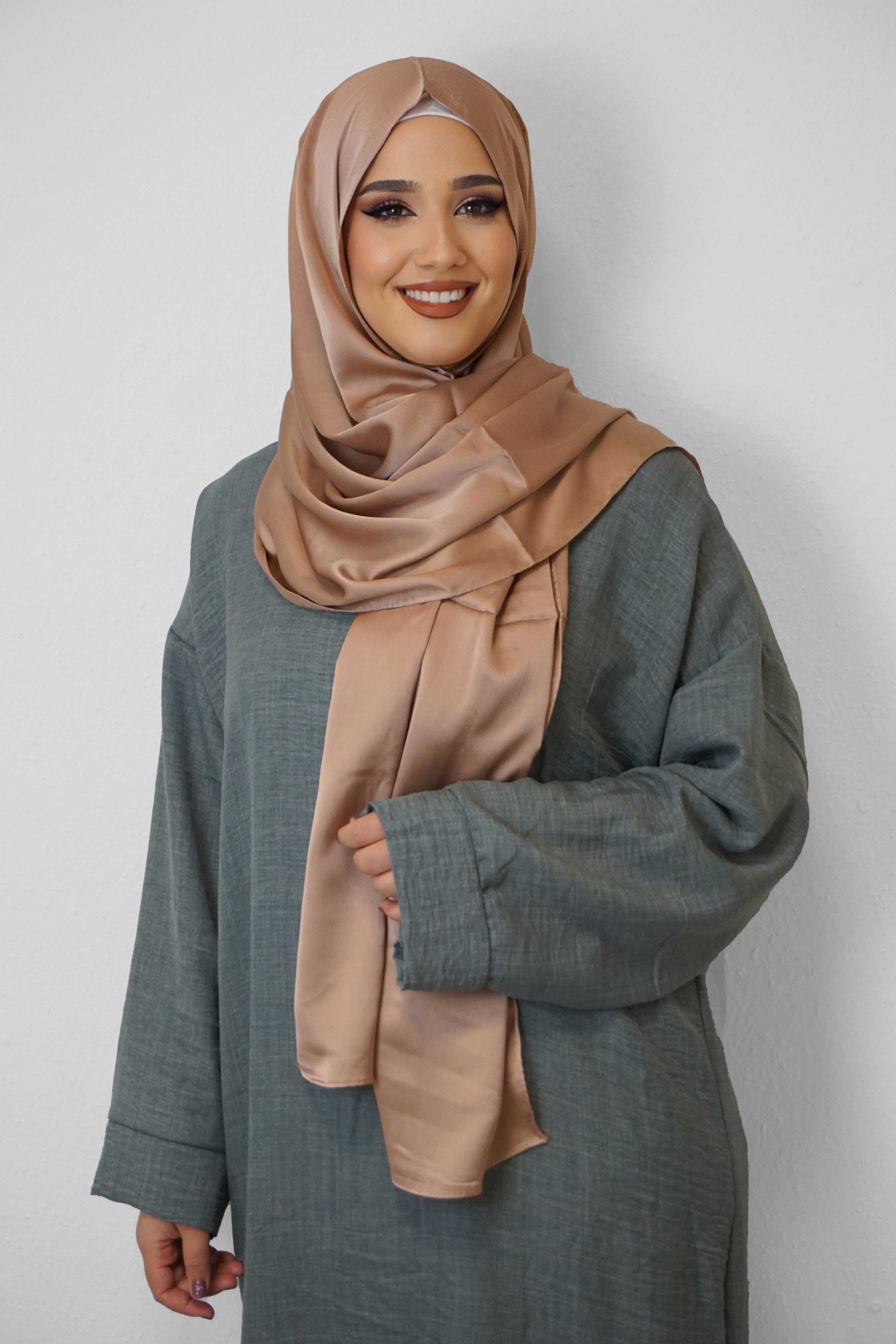 Satin Classic Hijab Gold