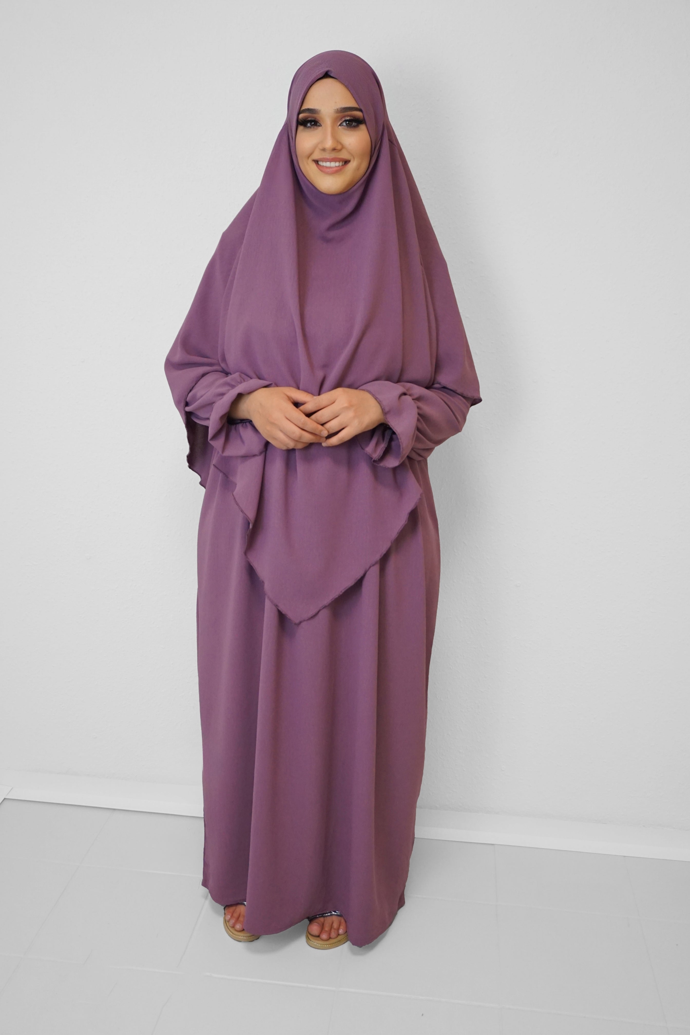 Jazz Khimar-Abaya Blush