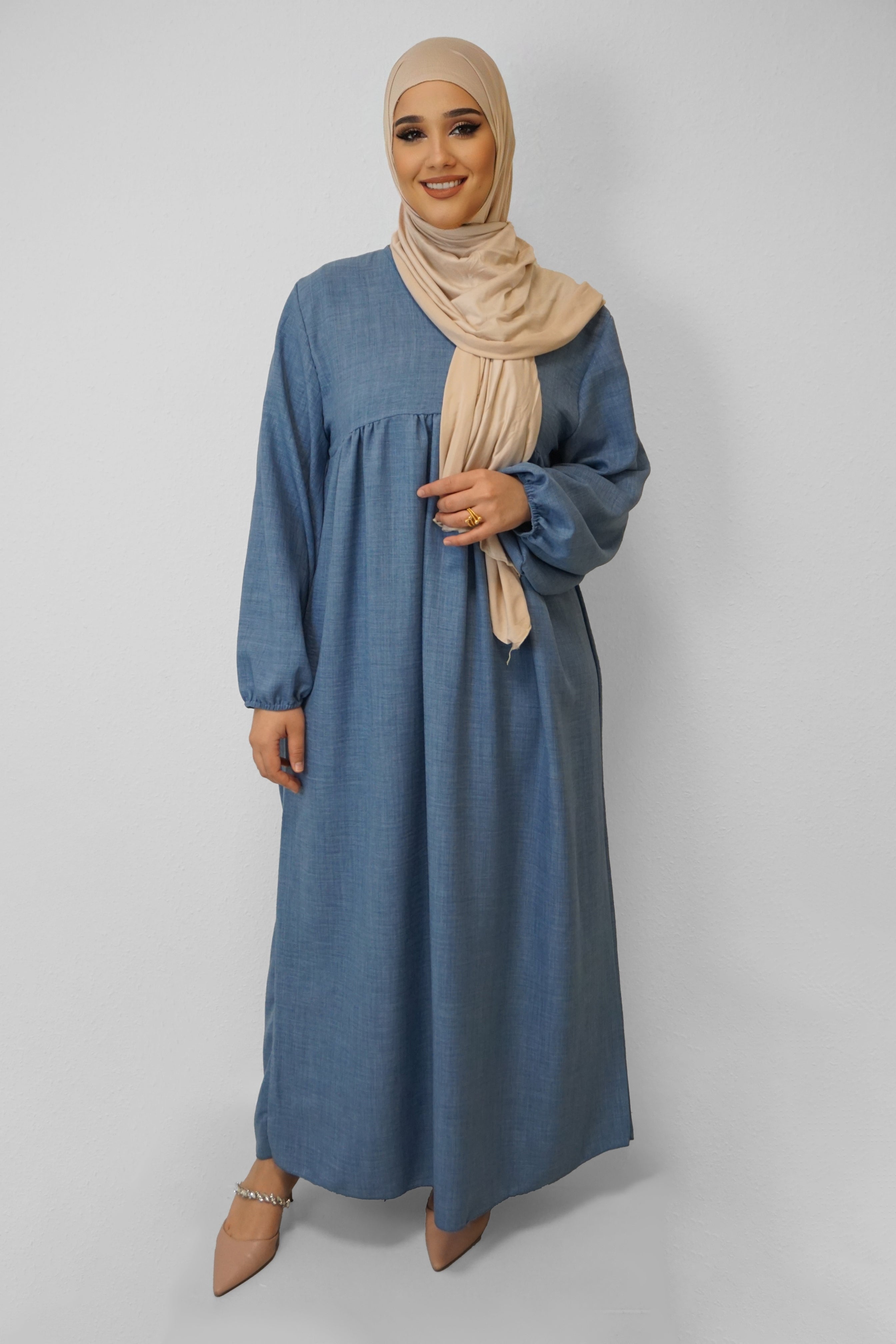 Abaya Monauwra Himmelblau