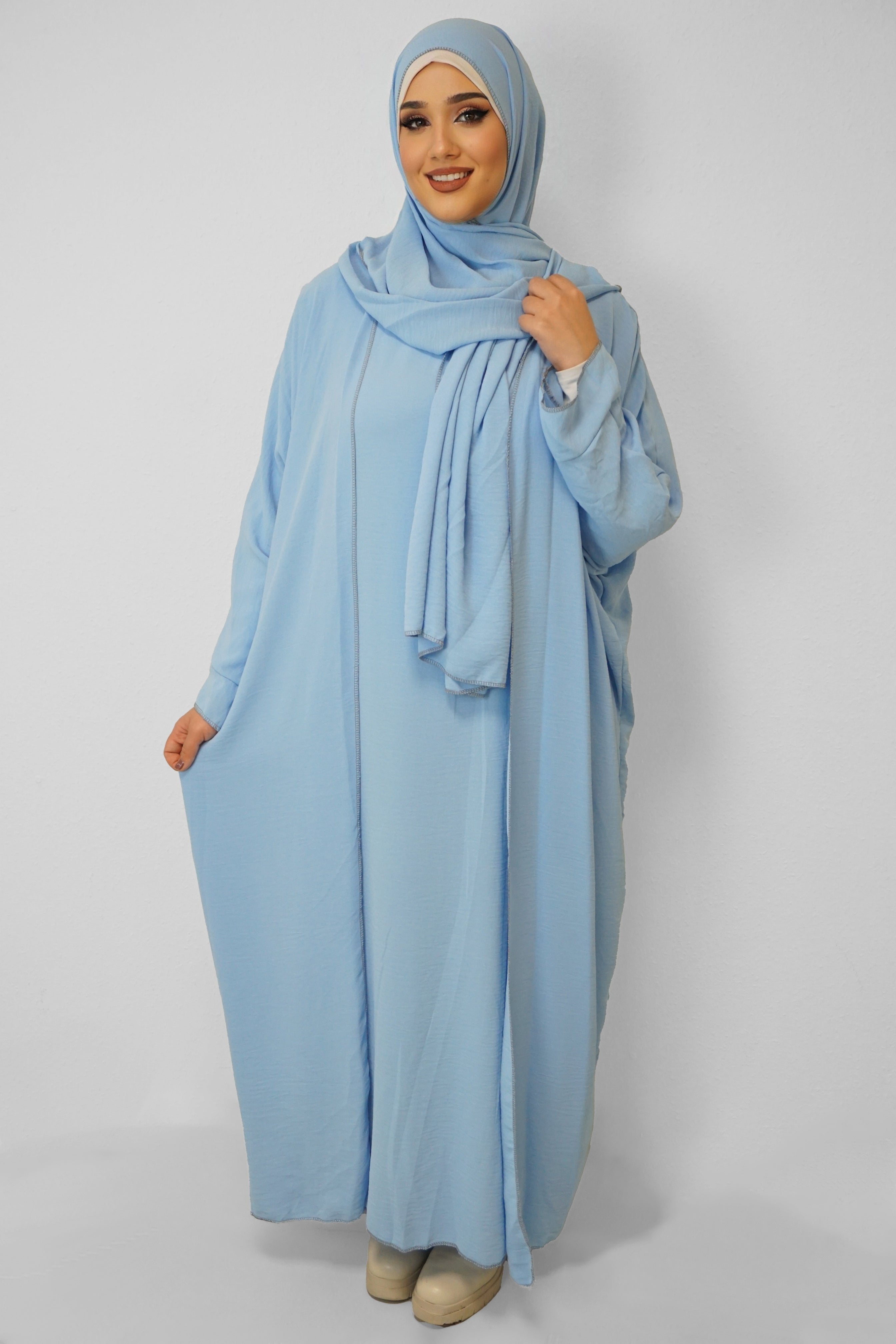 Abaya Naima Wasserblau