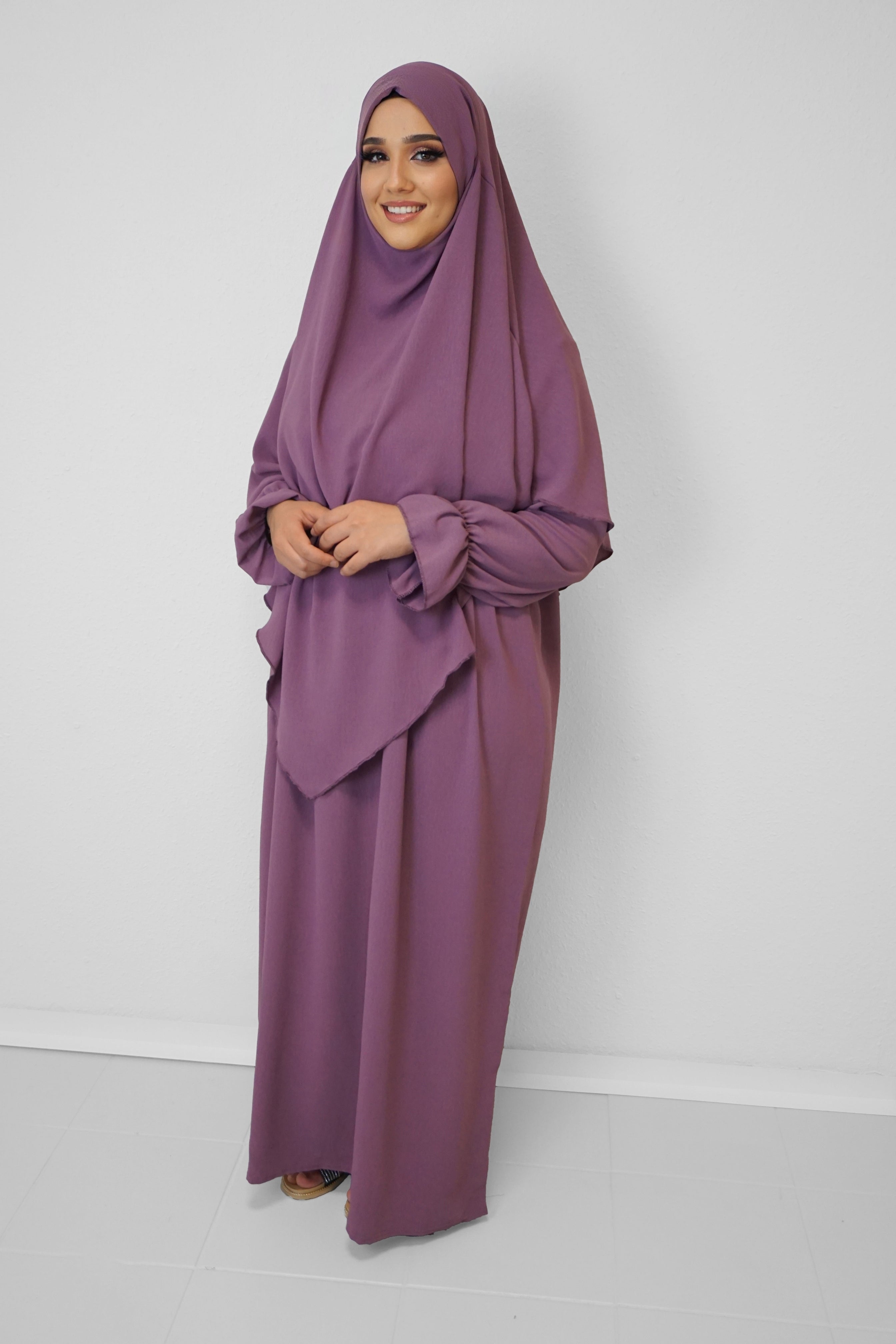 Jazz Khimar-Abaya Blush