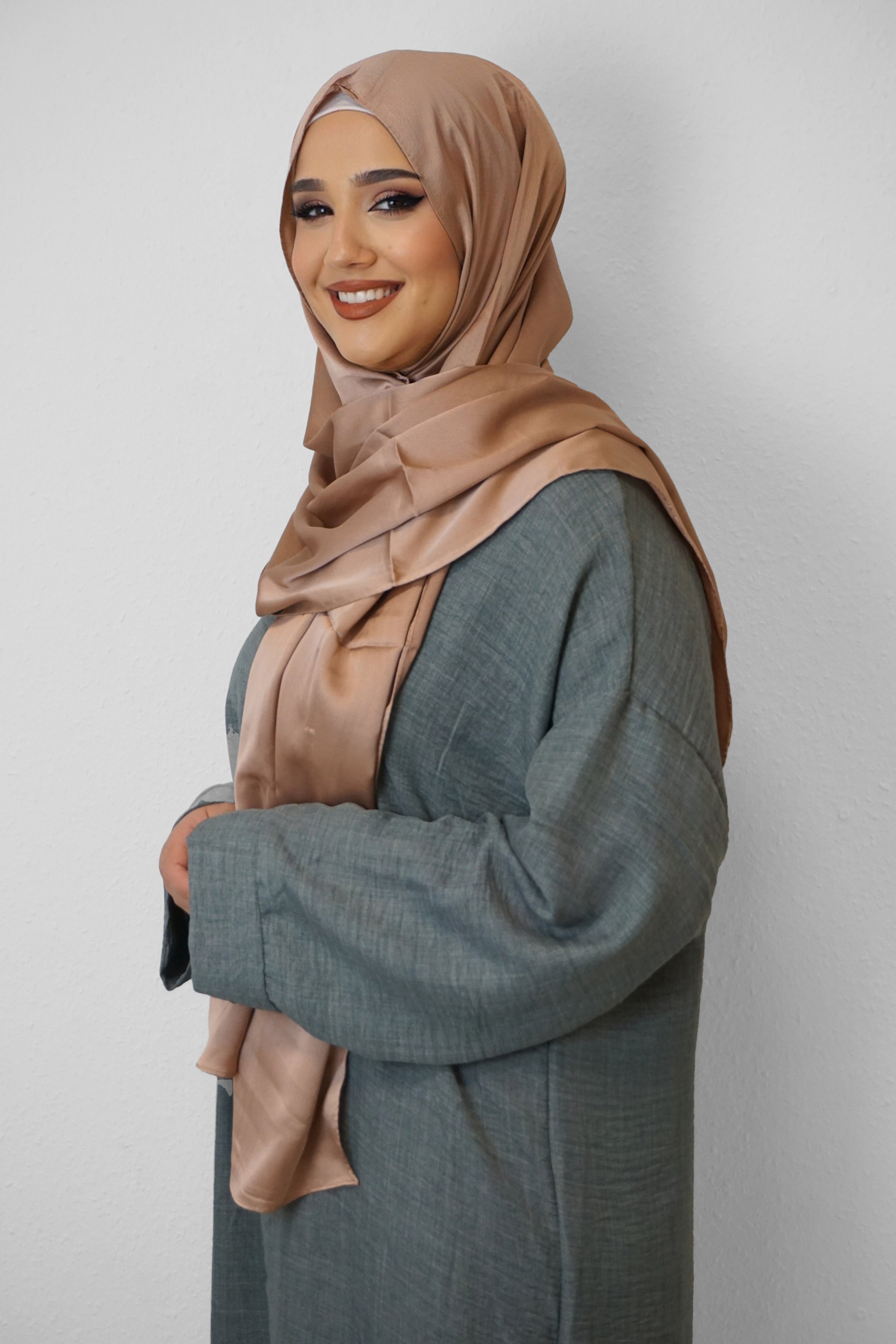 Satin Classic Hijab Gold