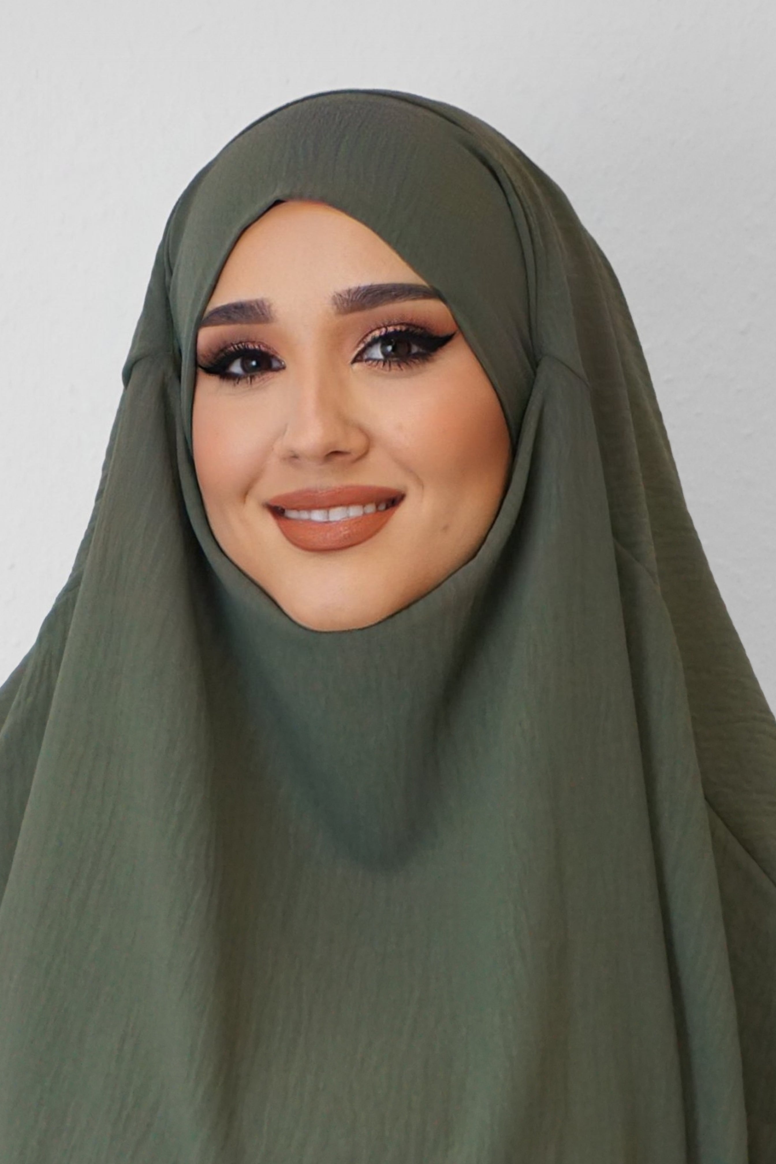 Jazz Khimar 2-lagig Oliv