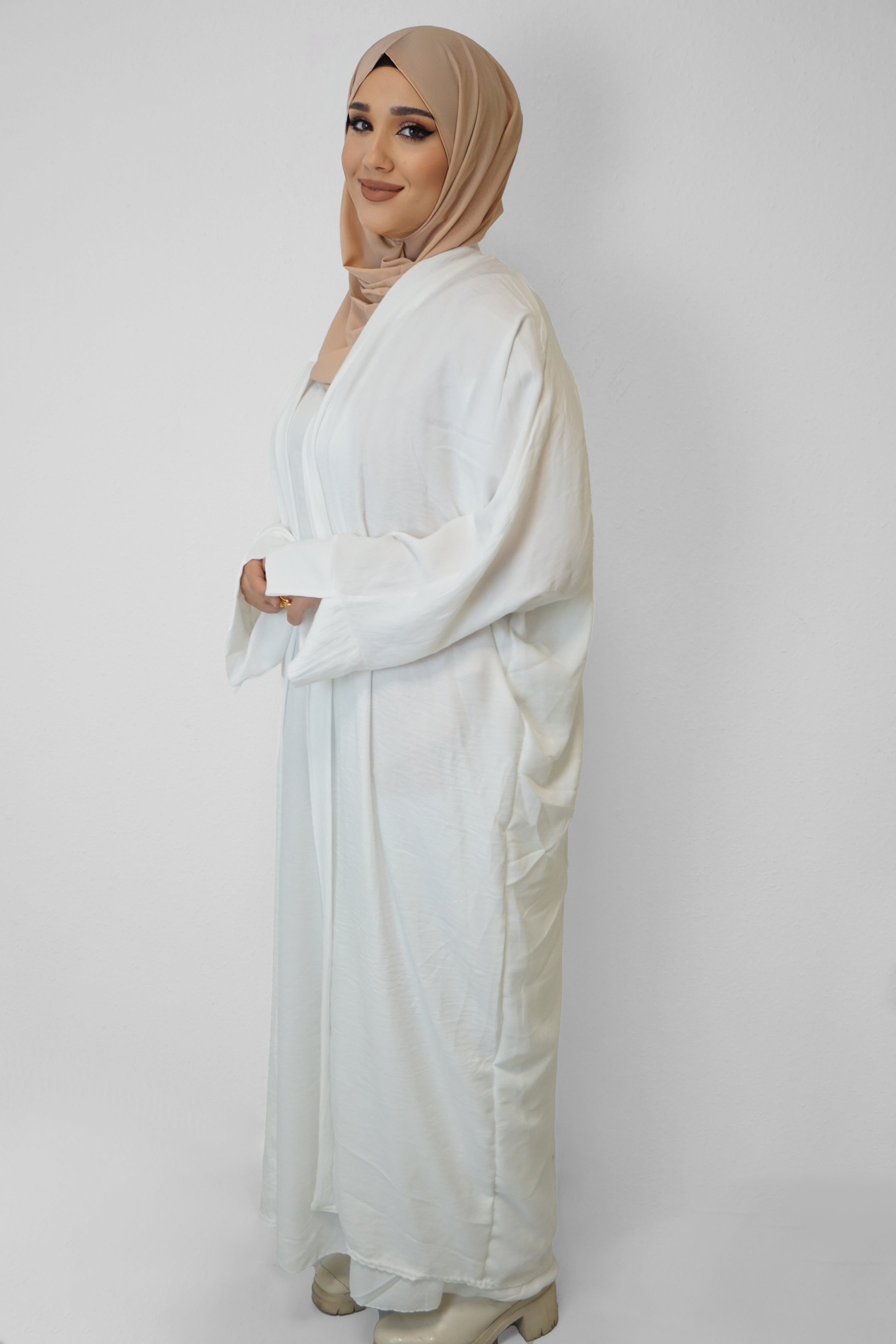 Zwei-Teiler Abaya Nasira Weiss