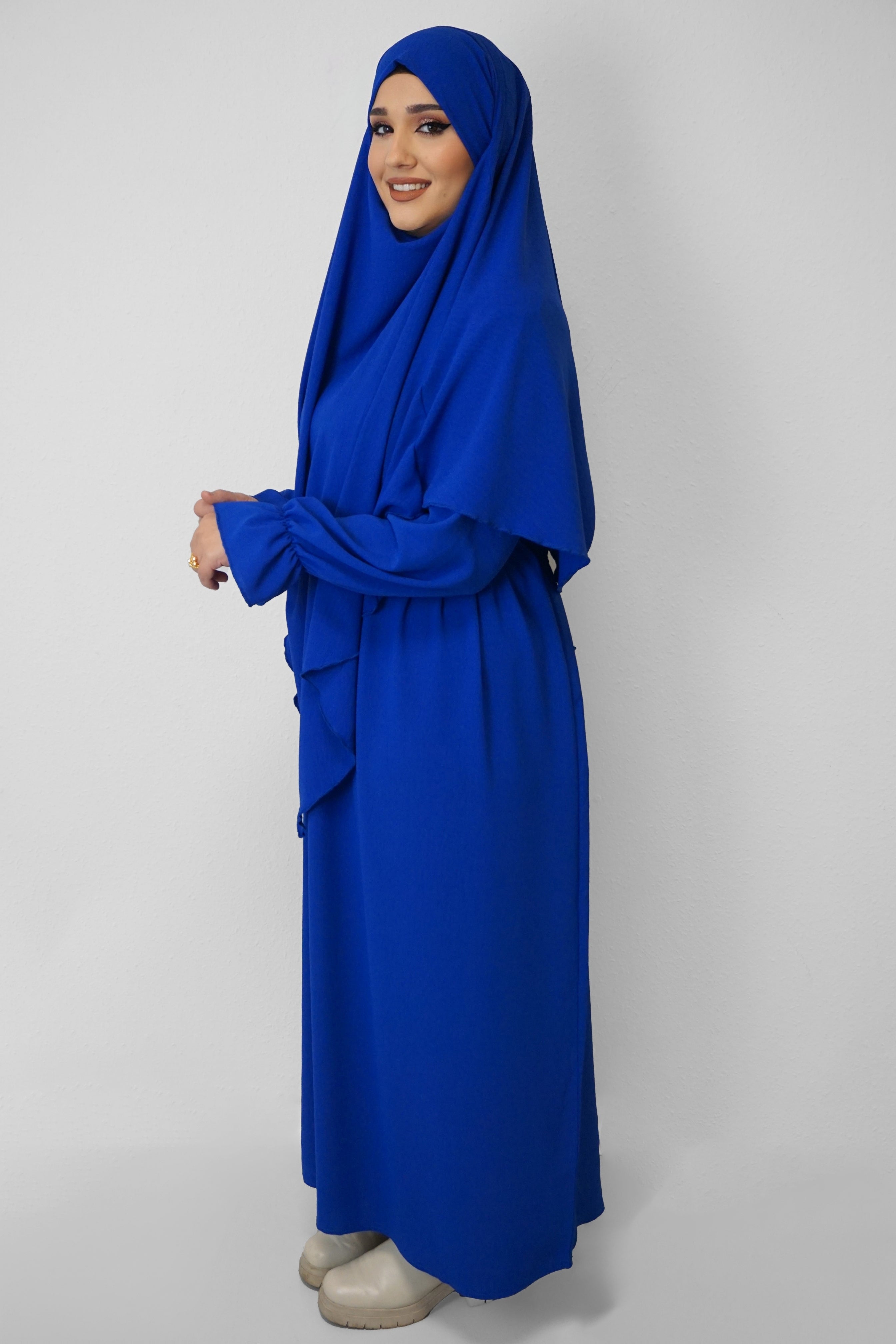 Jazz Khimar-Abaya Leuchtblau