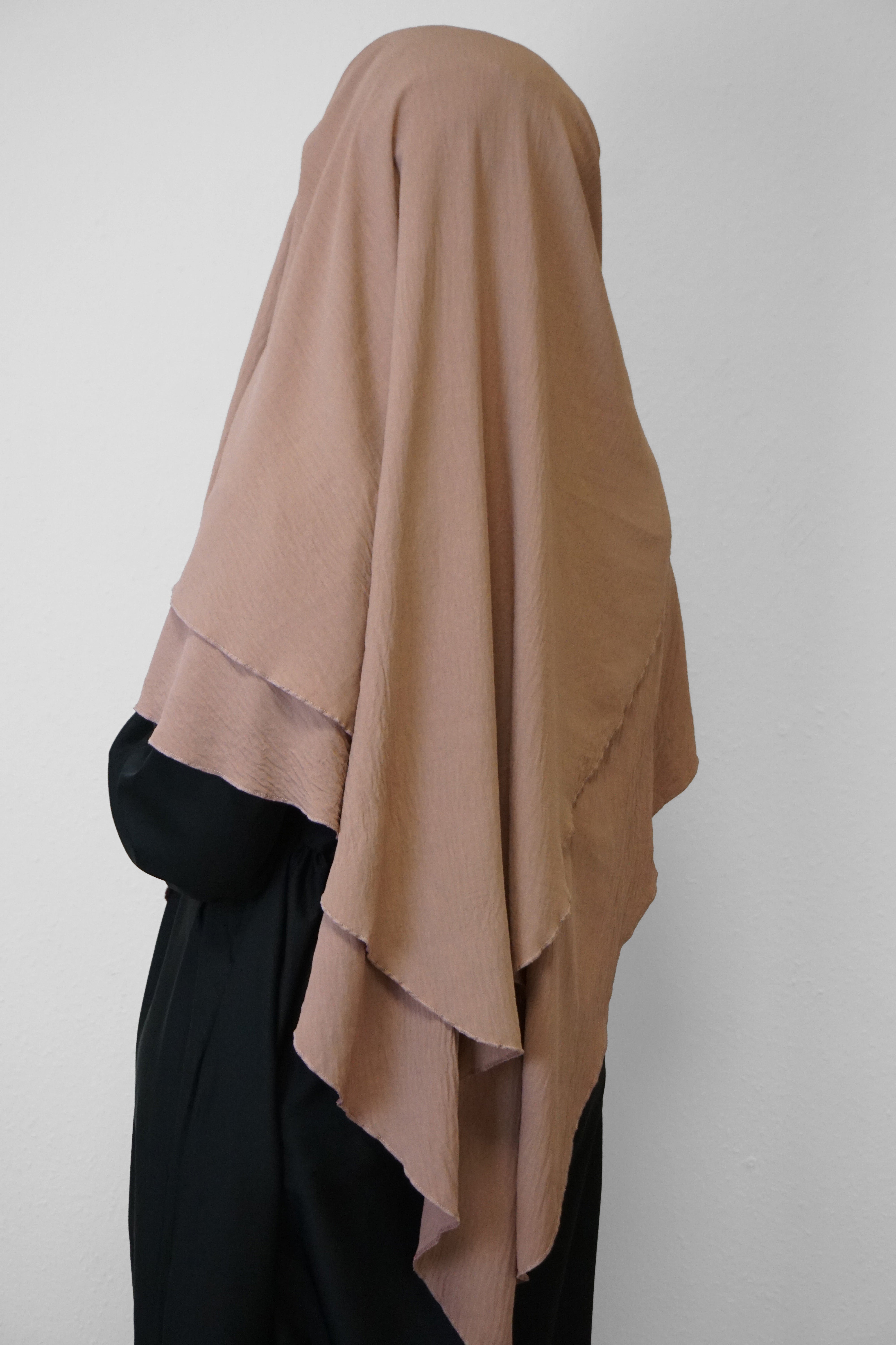 Jazz Khimar 2-lagig Light-Beige