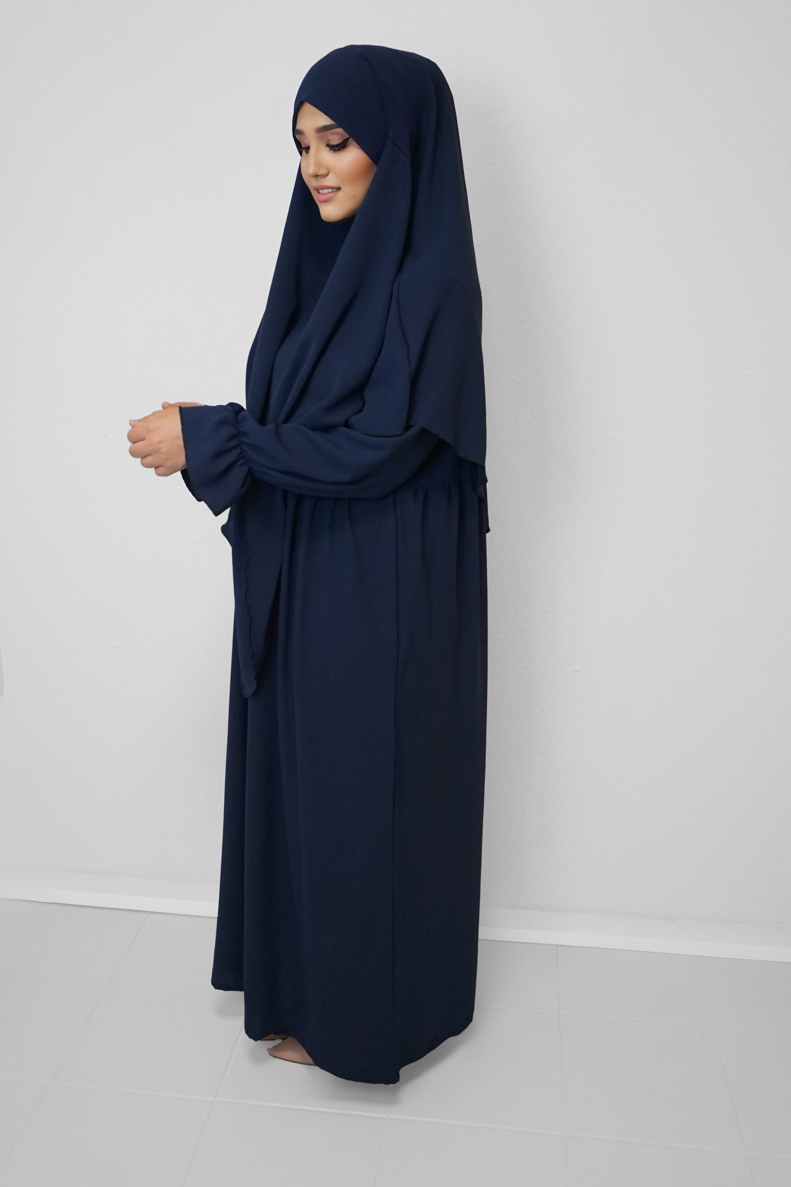 Jazz Khimar-Abaya Dunkelblau