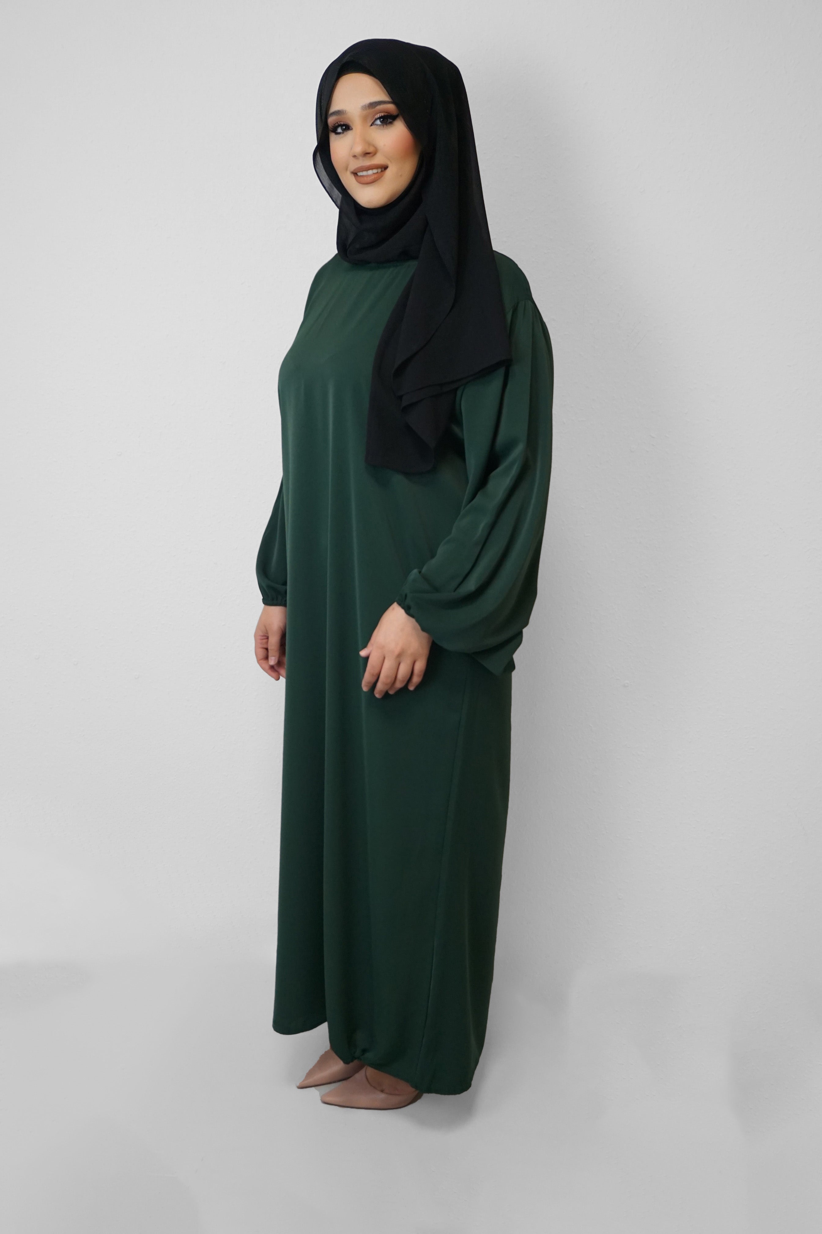 Abaya Amal Dunkelgrün