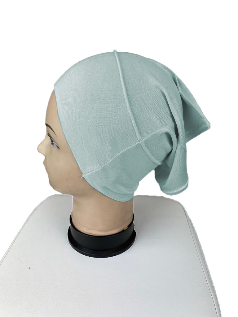 Schlauch Bonnet Mintgrau