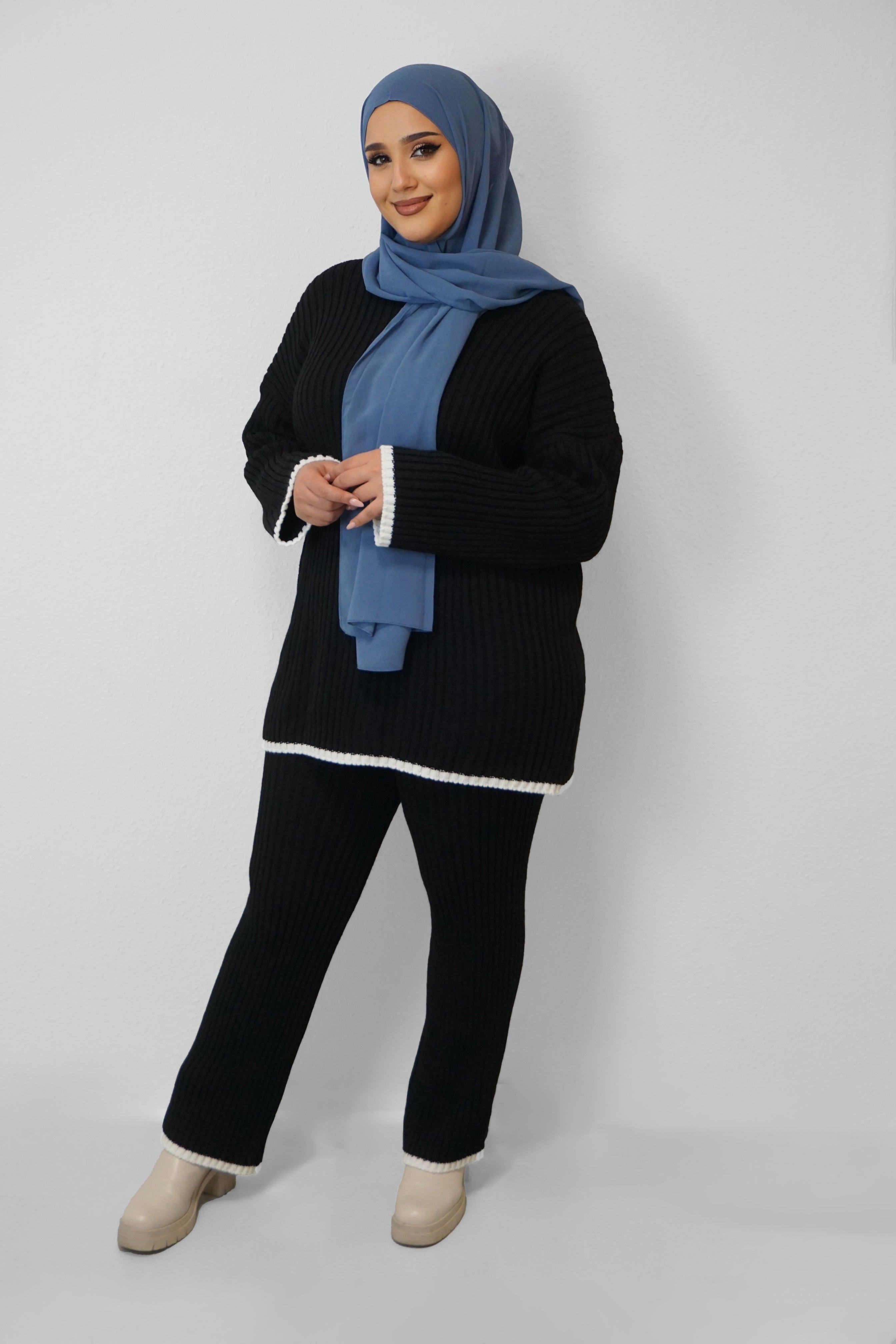 Strick Zwei-Teiler Nazar Schwarz